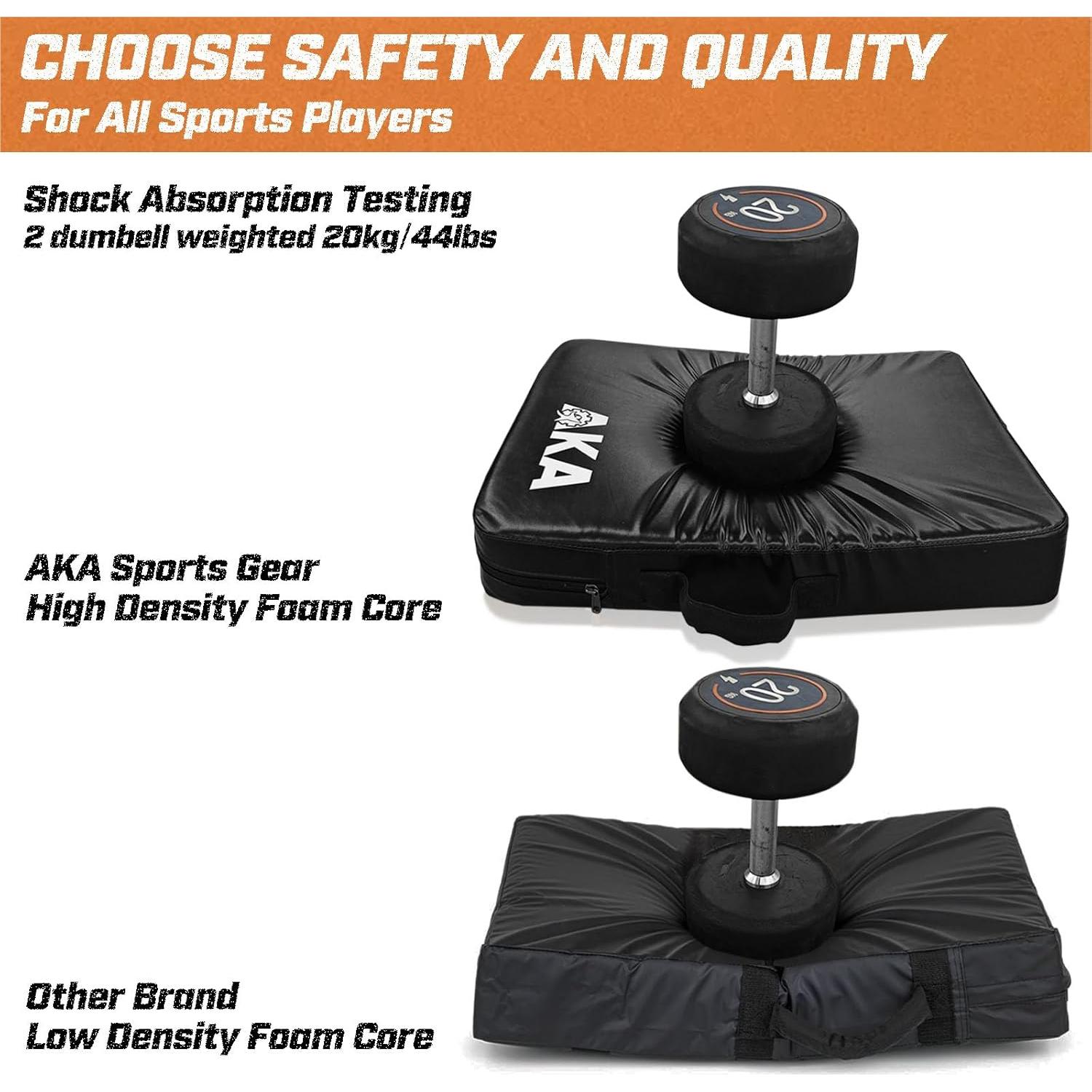 Pad de Bloqueo AKABIKE para Fútbol y Artes Marciales 61x41cm