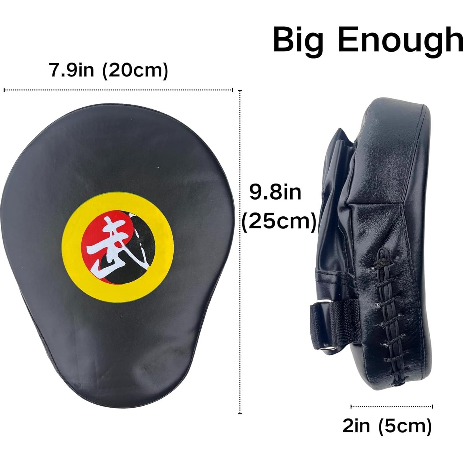 Escudo de Patada TLBTEK + 2 Mitones de Golpeo Curvados