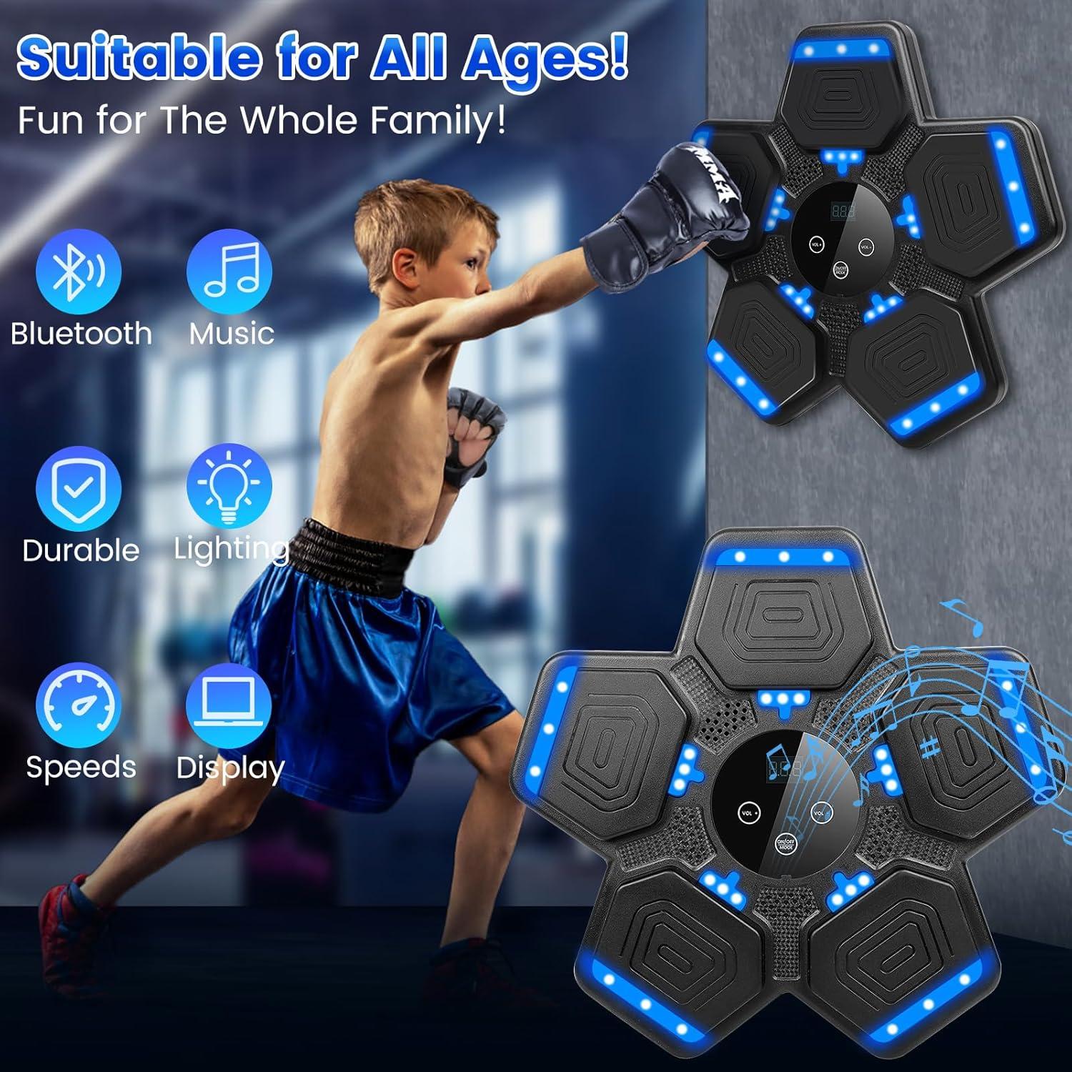 Máquina de Boxeo Musical COUOMOXA para Niños 6+ Años