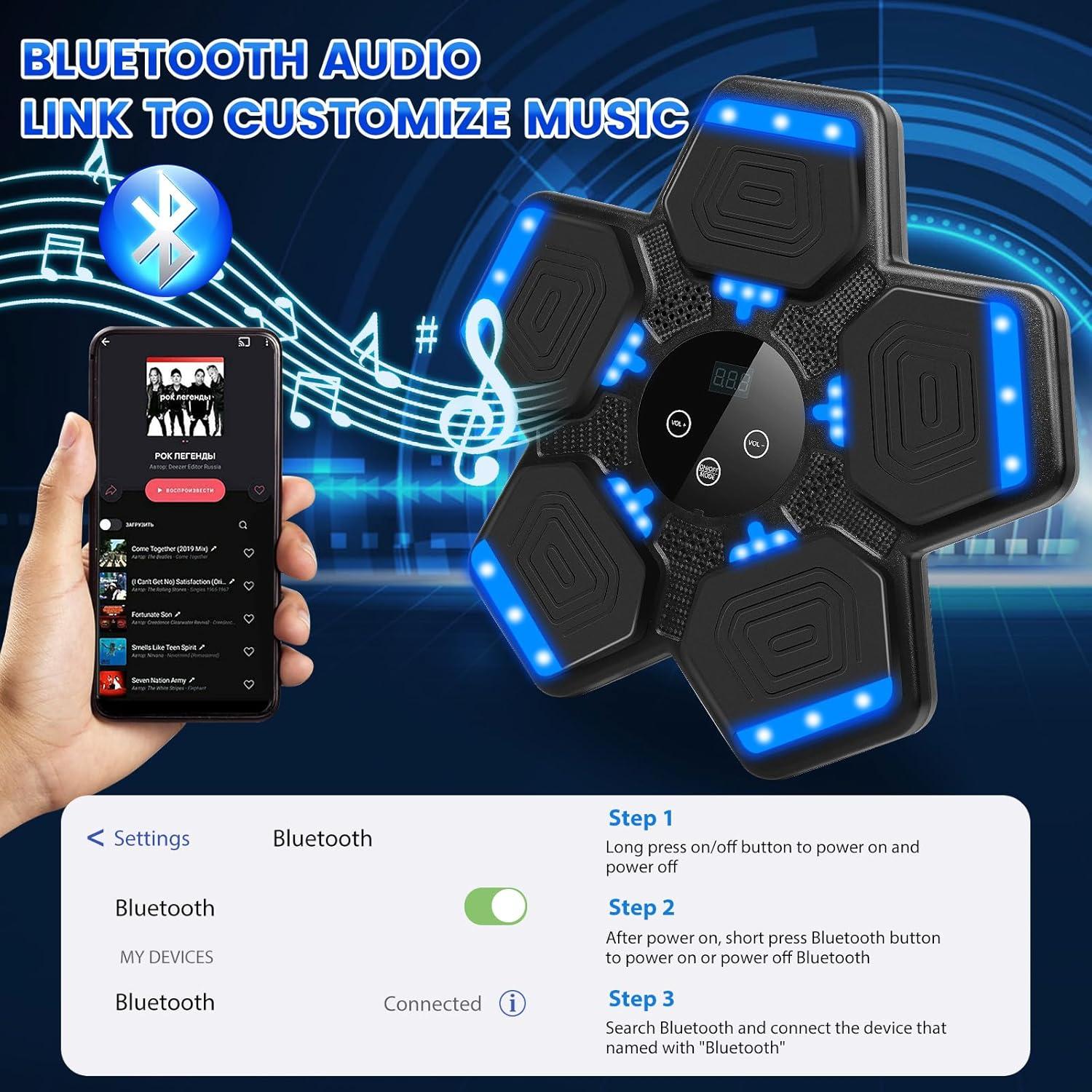 Máquina de Boxeo Musical COUOMOXA para Niños 6+ Años