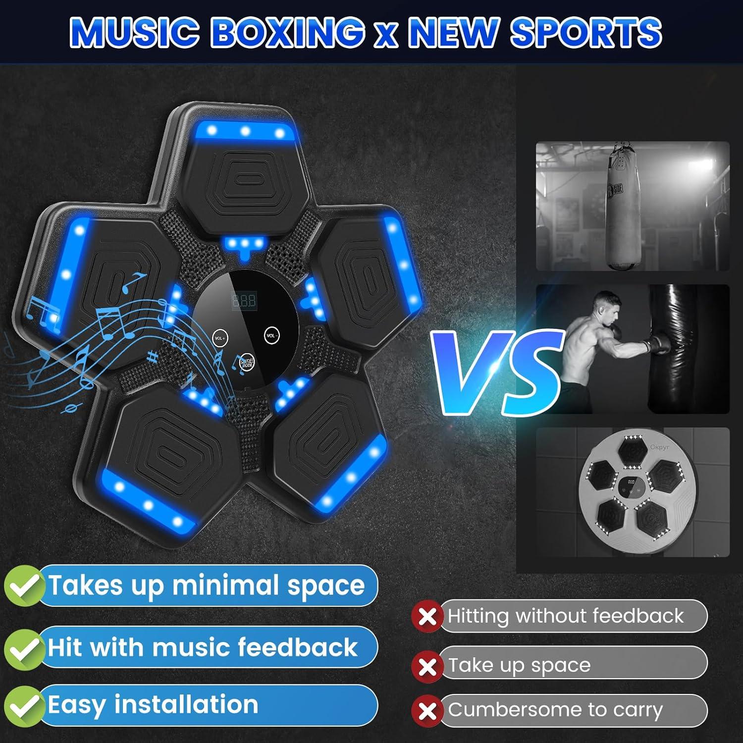 Máquina de Boxeo Musical COUOMOXA para Niños 6+ Años