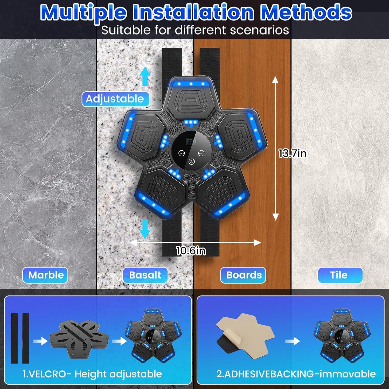 Máquina de Boxeo Musical COUOMOXA para Niños 6+ Años