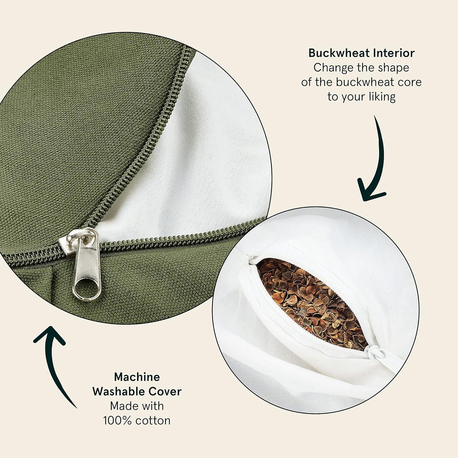 Cojín de Meditación Retrospec Sedona Zafu Albahaca 33x11.4cm