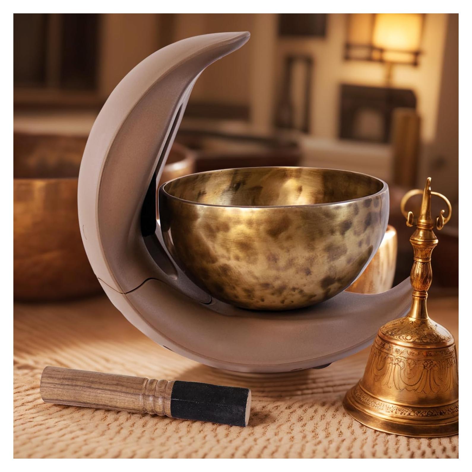 Cuenco Cantante Automático Naharó - Juego Completo para Meditación