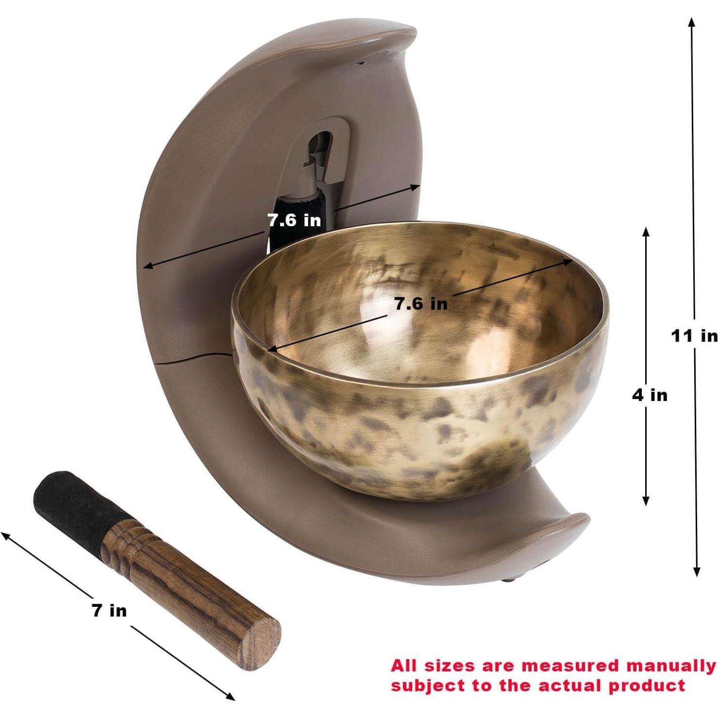 Cuenco Cantante Automático Naharó - Juego Completo para Meditación