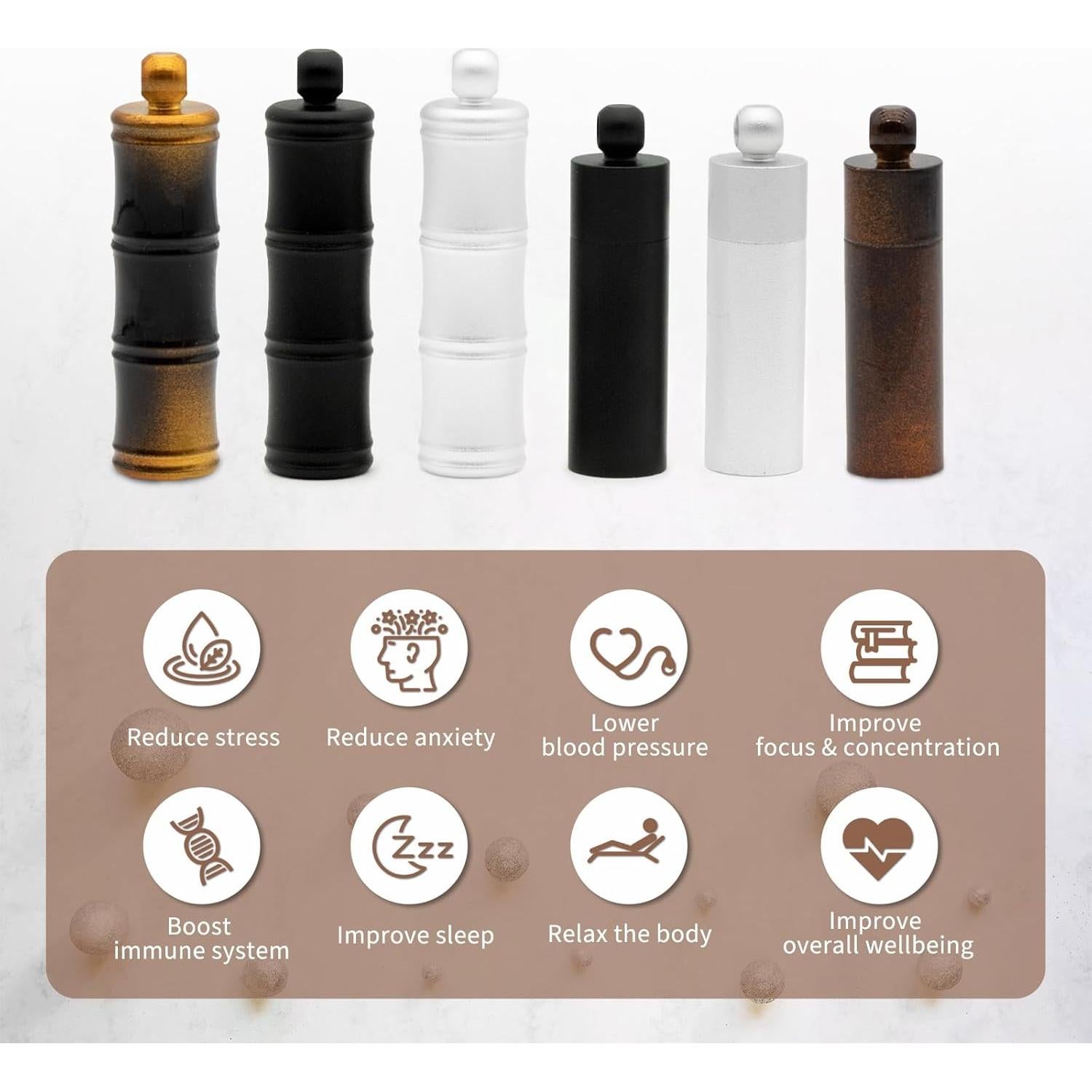 Collar de Meditación 528 Hz MIKUHOT para Alivio de Estrés