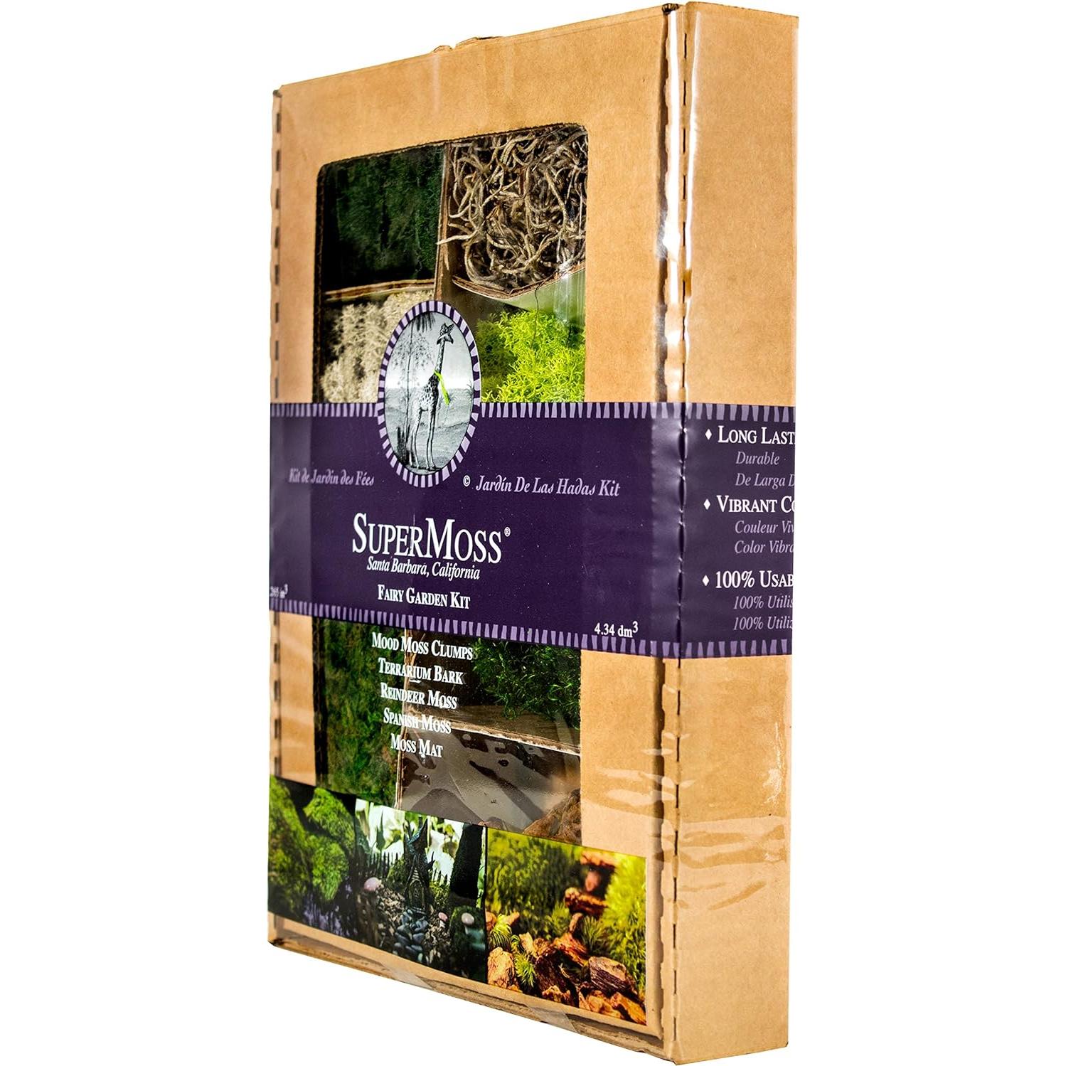 Kit de Jardín de Hadas SuperMoss 113.4 g Musgos Mixtos