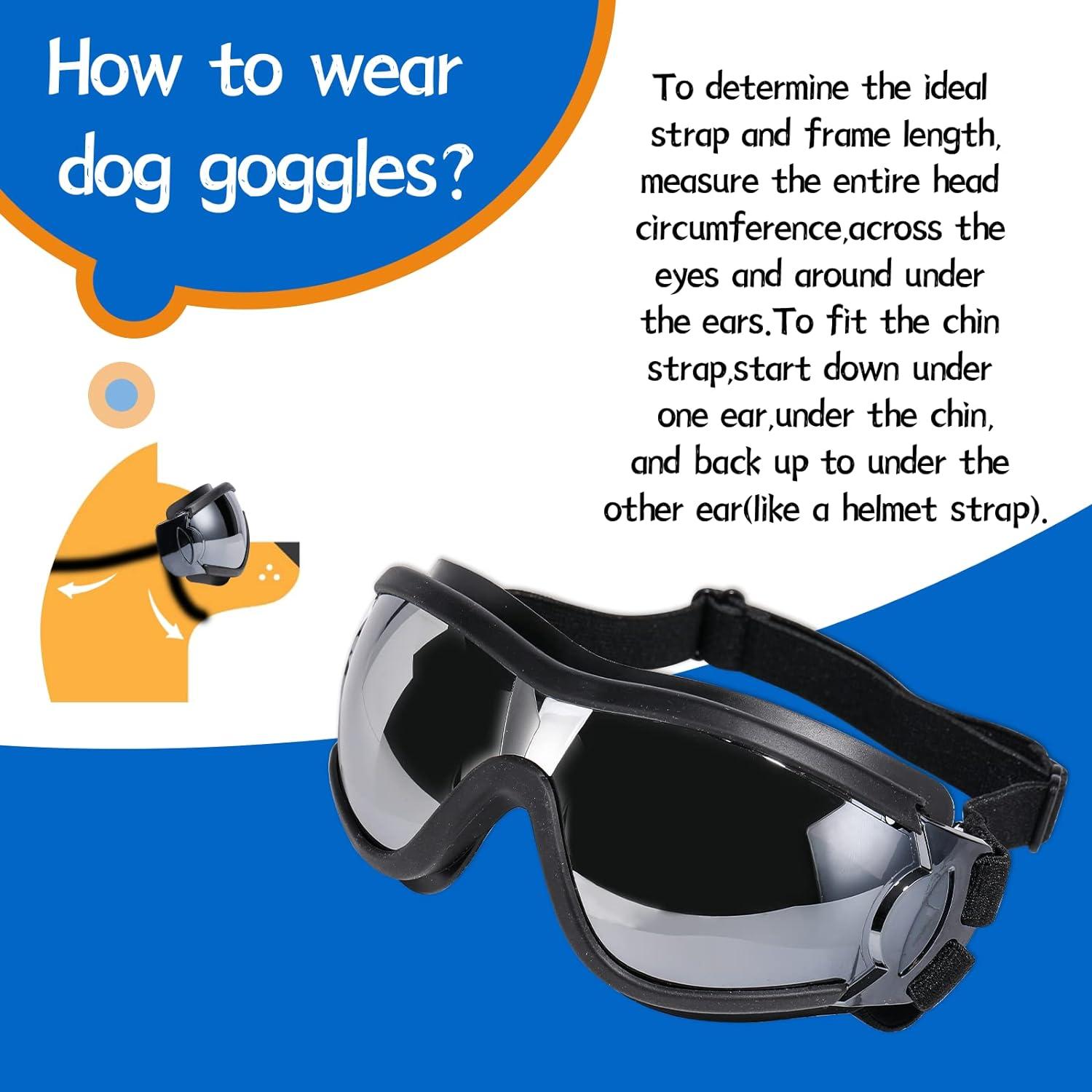 Gafas de sol para perros NVTED - Protección UV y viento