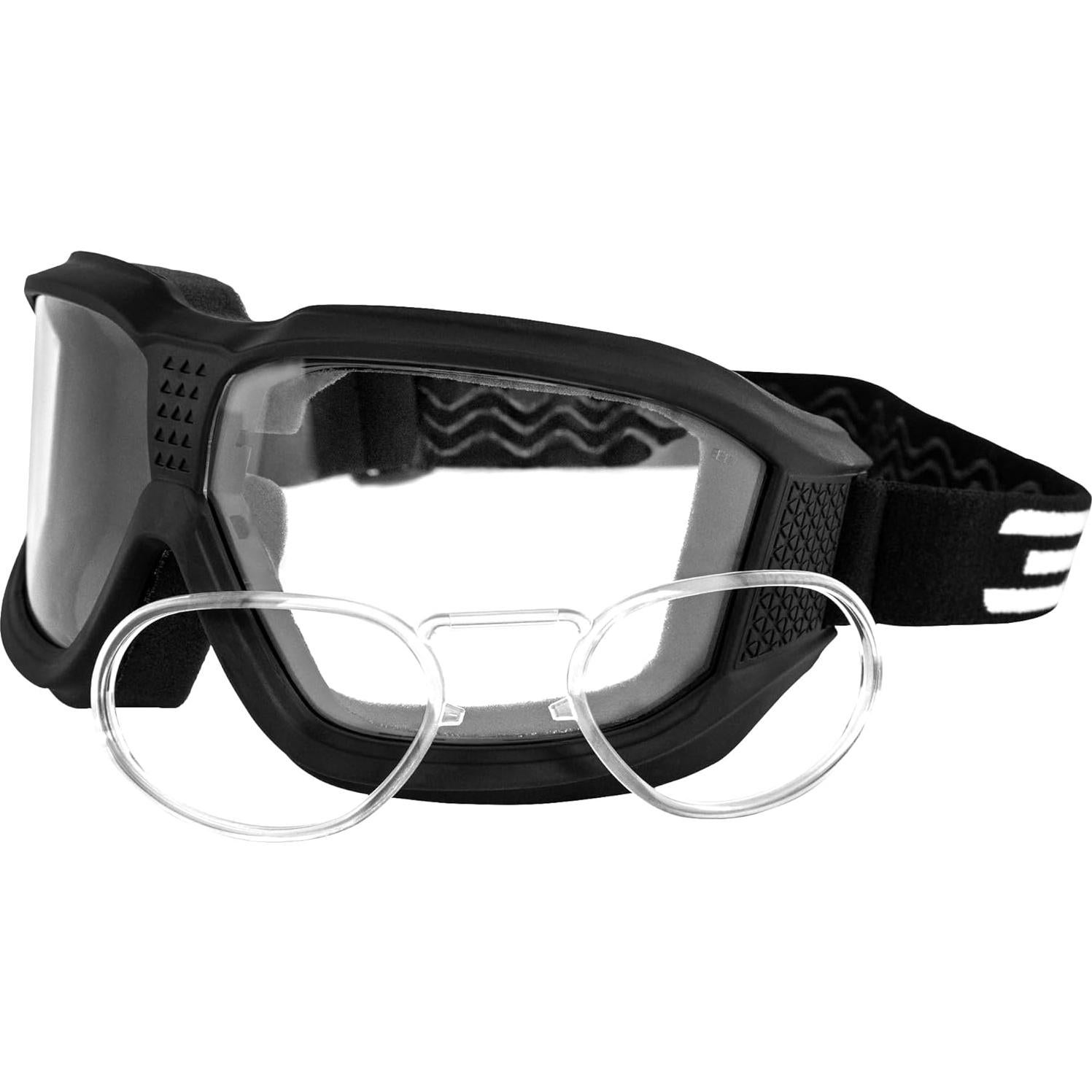 Gafas de Moto Epoch Eyewear Luca con Lentes Claros Antiempañantes