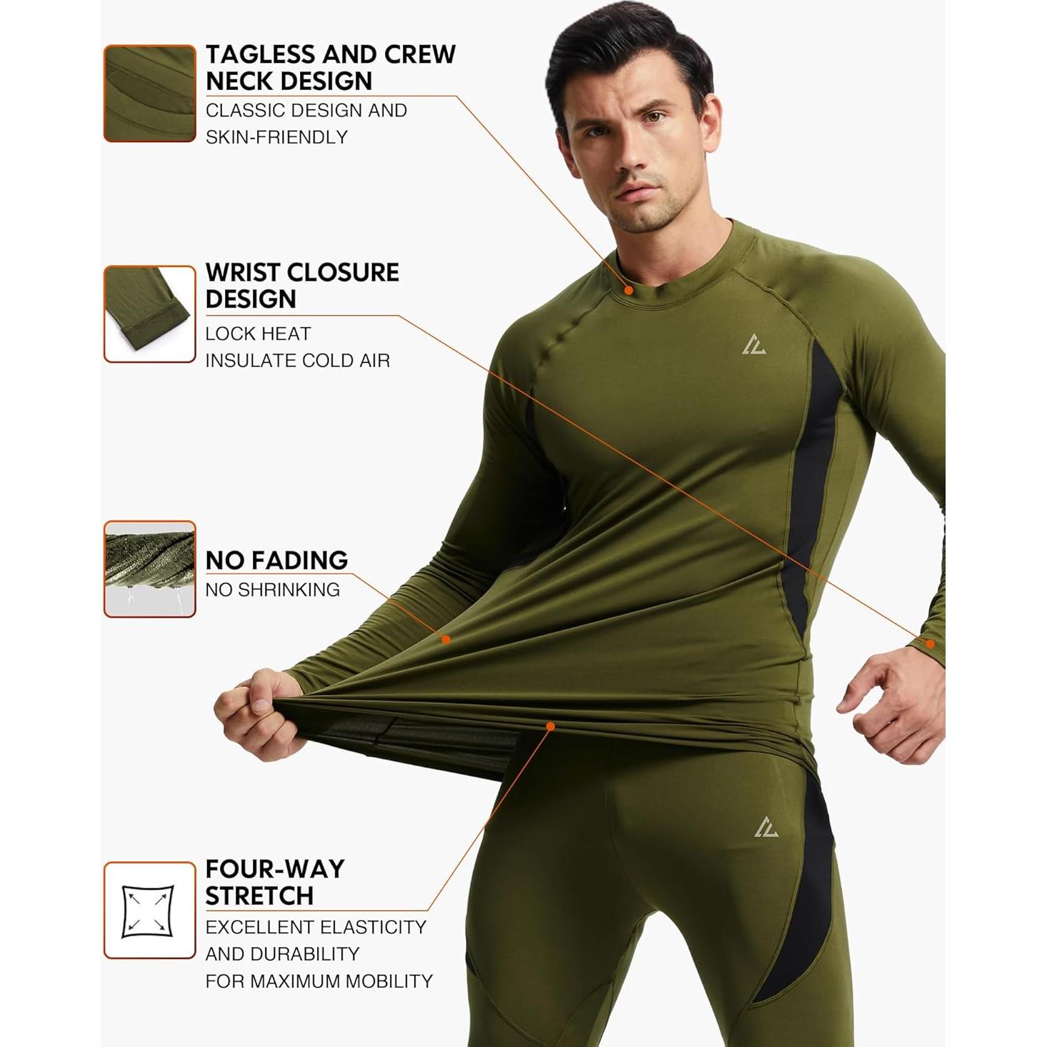 Conjunto Ropa Interior Térmica CL Convallaria Hombre 2 Piezas