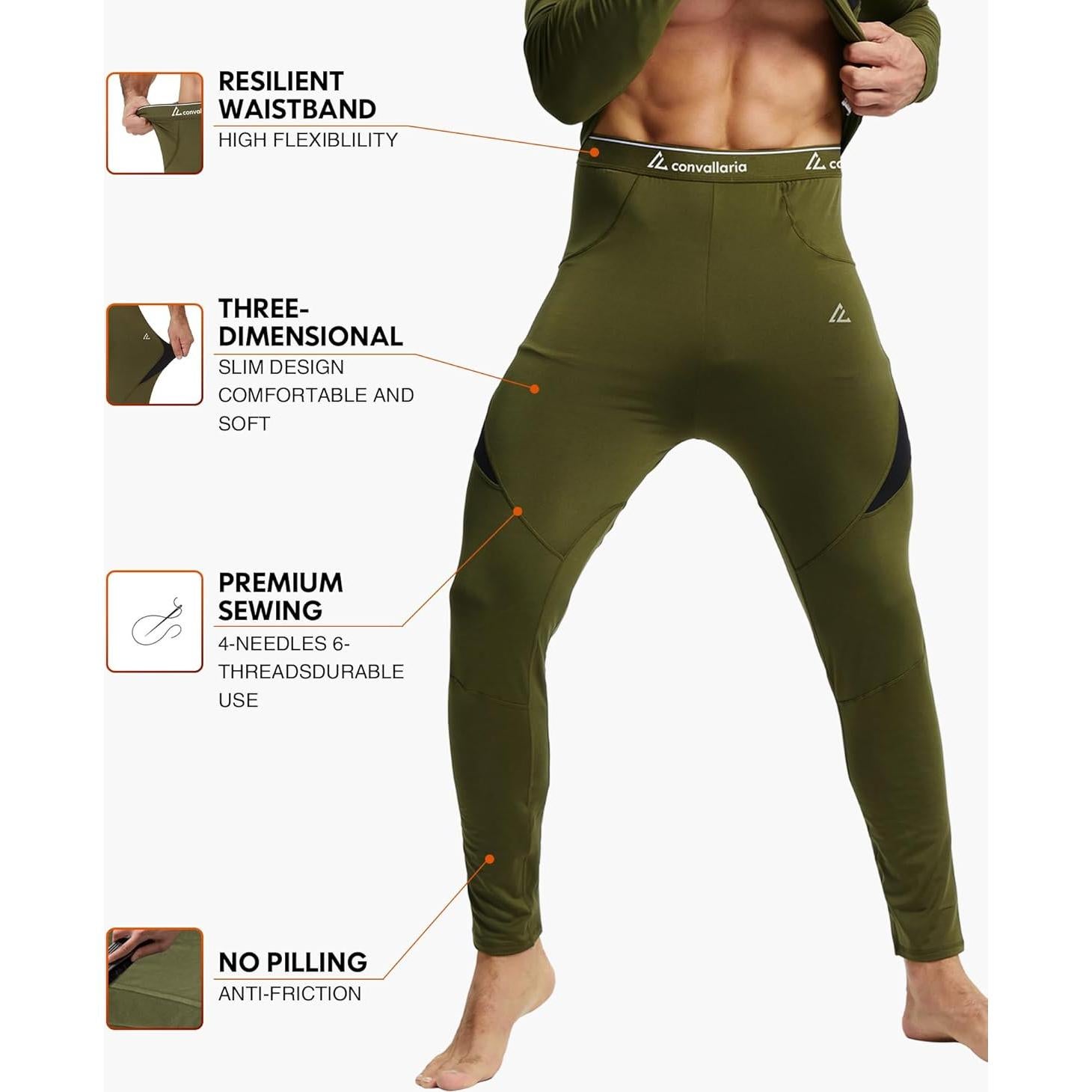 Conjunto Ropa Interior Térmica CL Convallaria Hombre 2 Piezas