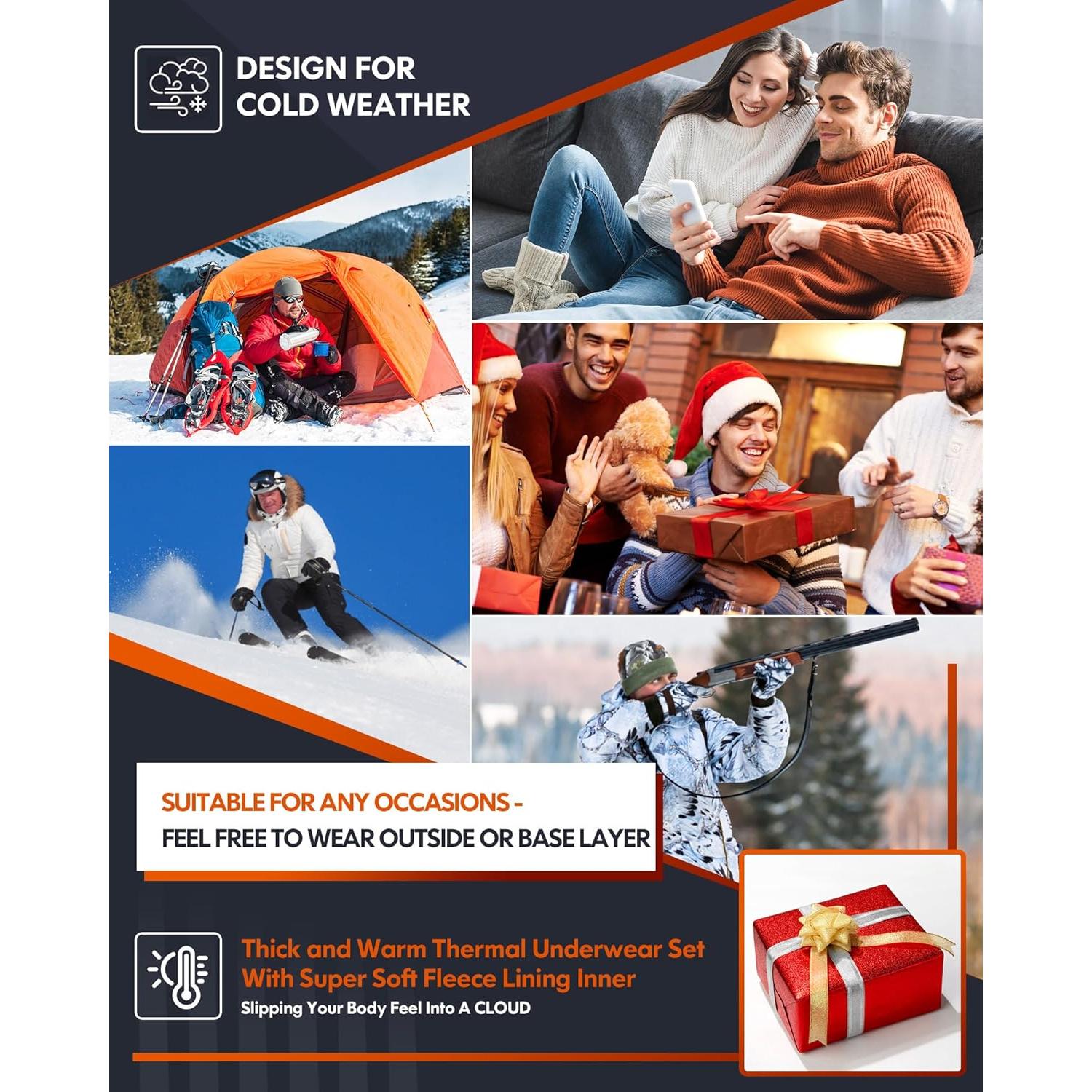 Conjunto Ropa Interior Térmica CL Convallaria Hombre 2 Piezas