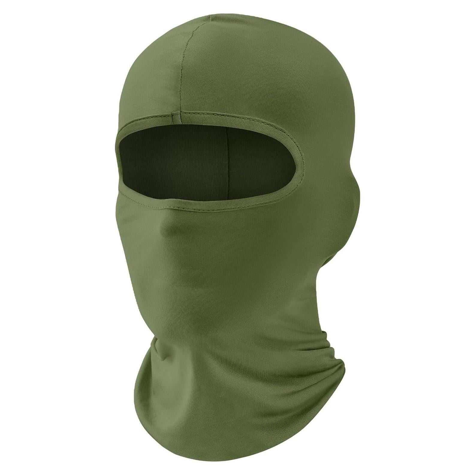 Balaclava Fuinloth Unisex Verde Ejército - Protección UV y Refrigeración