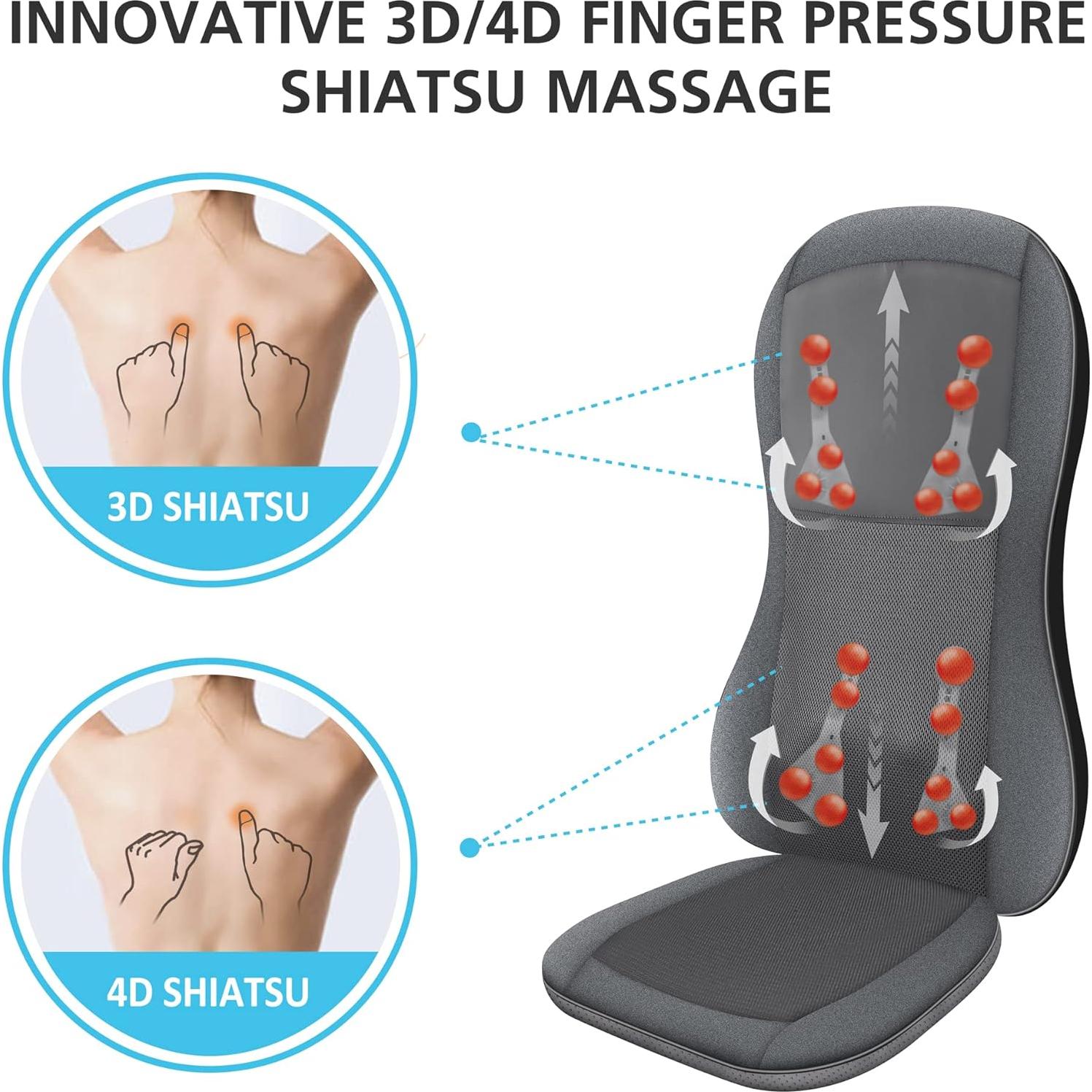 Masajeador Shiatsu Comfier 2913 con Calor y 10 Nodos