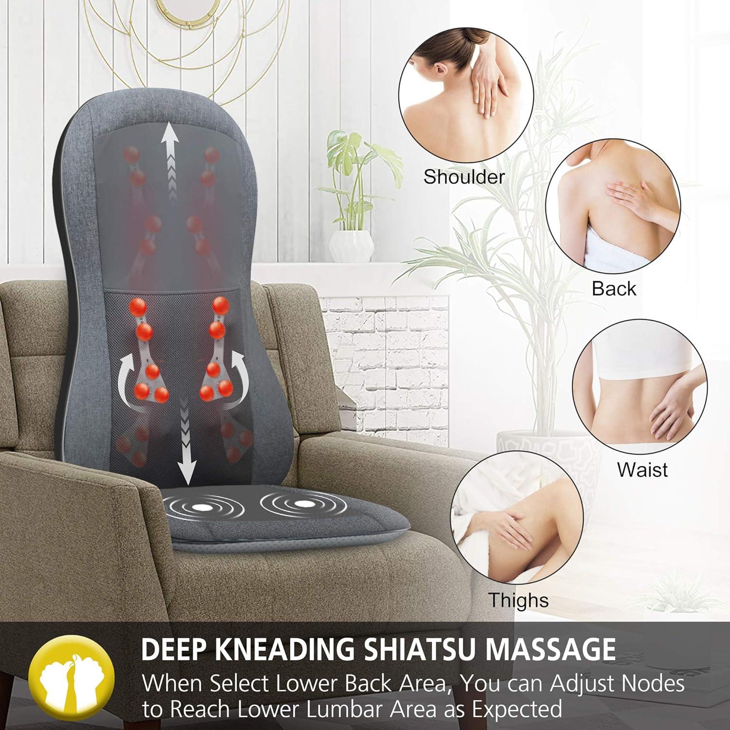 Masajeador Shiatsu Comfier 2913 con Calor y 10 Nodos