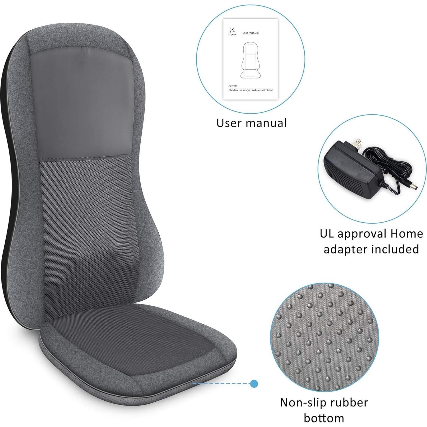 Masajeador Shiatsu Comfier 2913 con Calor y 10 Nodos