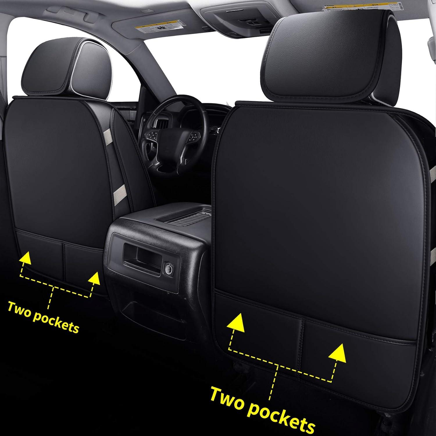 Fundas de Asiento Delanteras LUCKYMAN CLUB para Chevy Silverado 2007-2025 - Impermeables