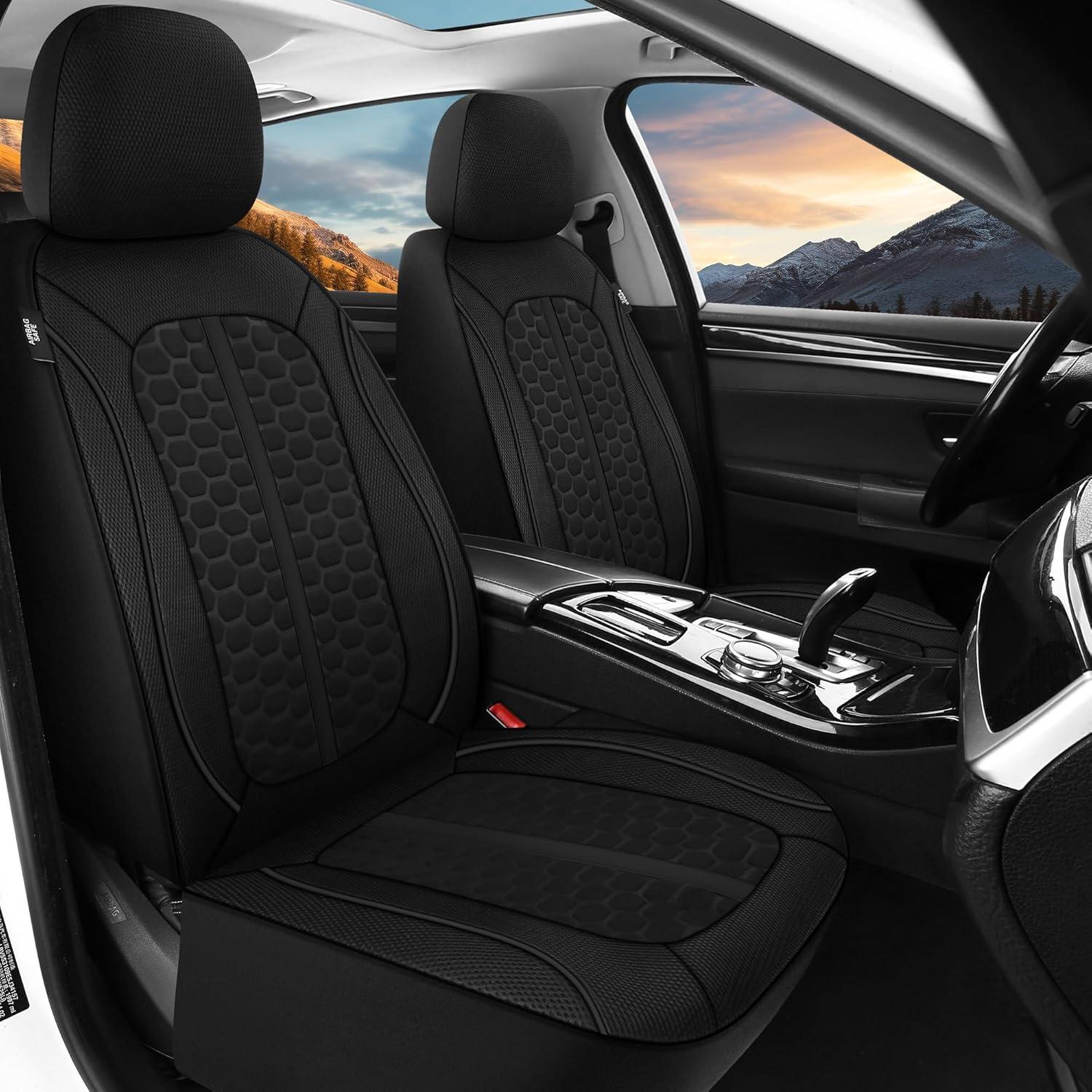 Cubiertas de Asiento de Coche Kaisaatti 3D Air-Mesh Negro