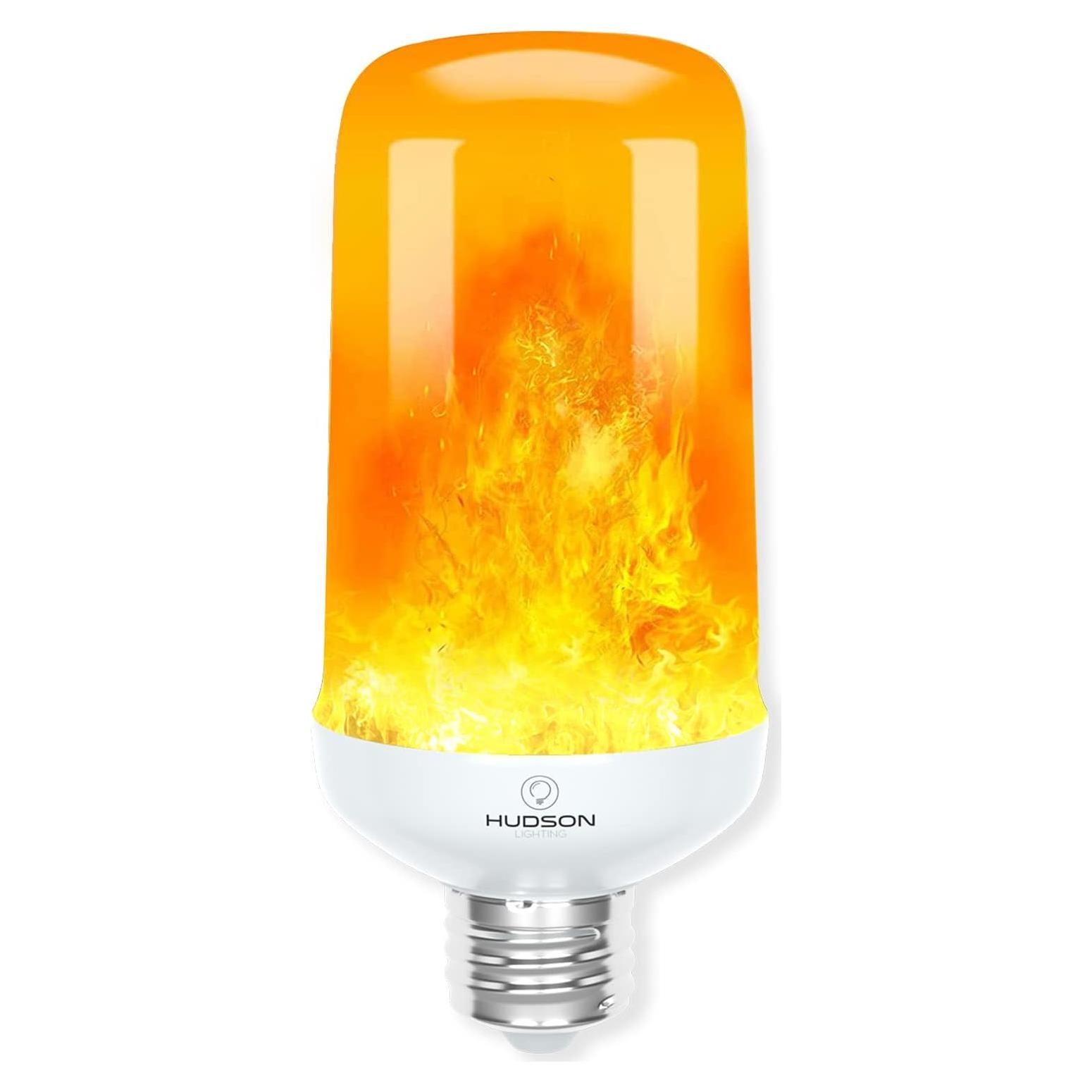 Bombilla LED de Llama Hudson 3W E26 Naranja 4 Modos 13.7cm