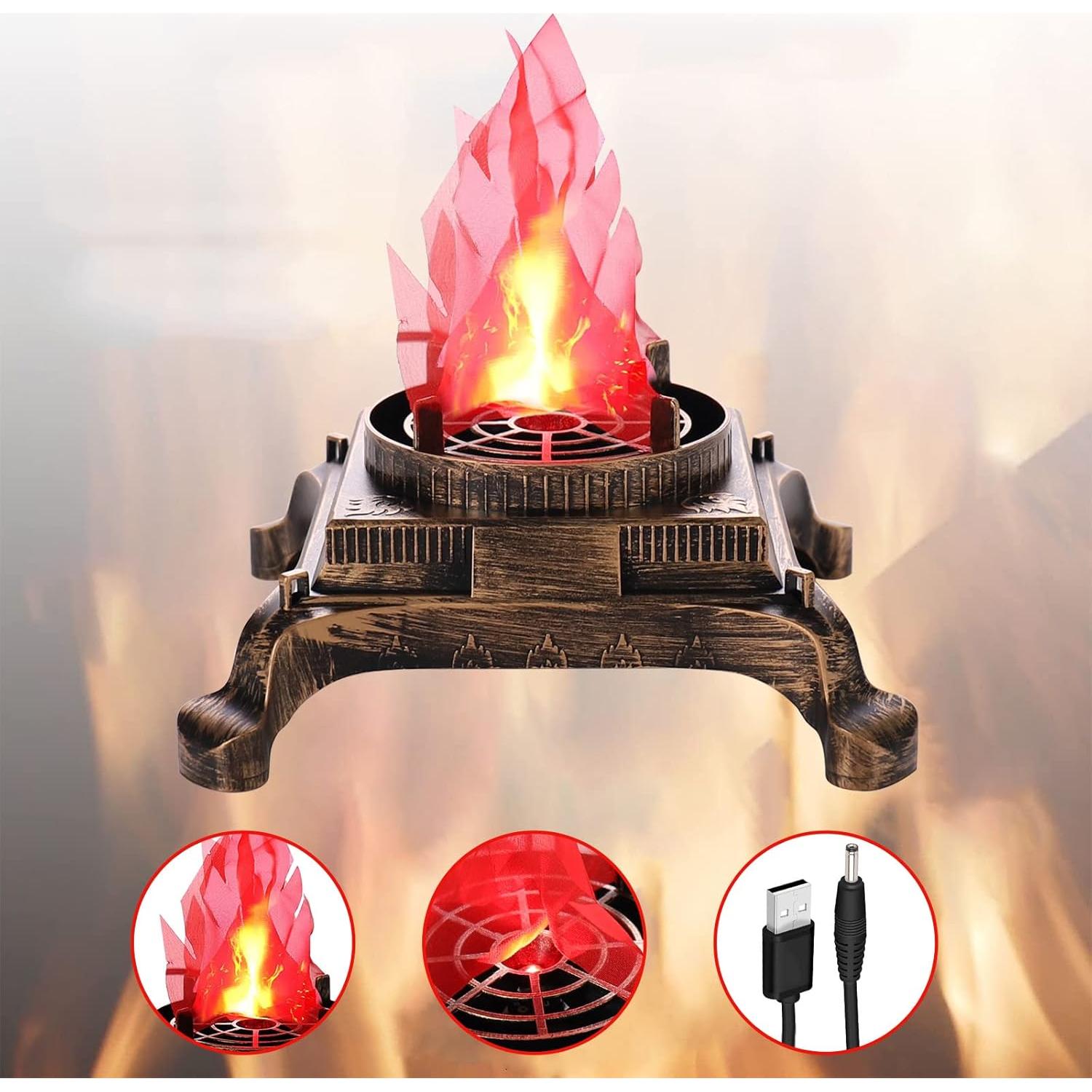 Lámpara de Efecto Llama Falsa GULI LED 15.24cm para Decoración