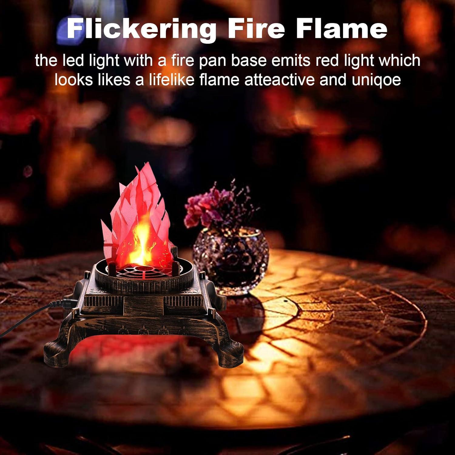 Lámpara de Efecto Llama Falsa GULI LED 15.24cm para Decoración