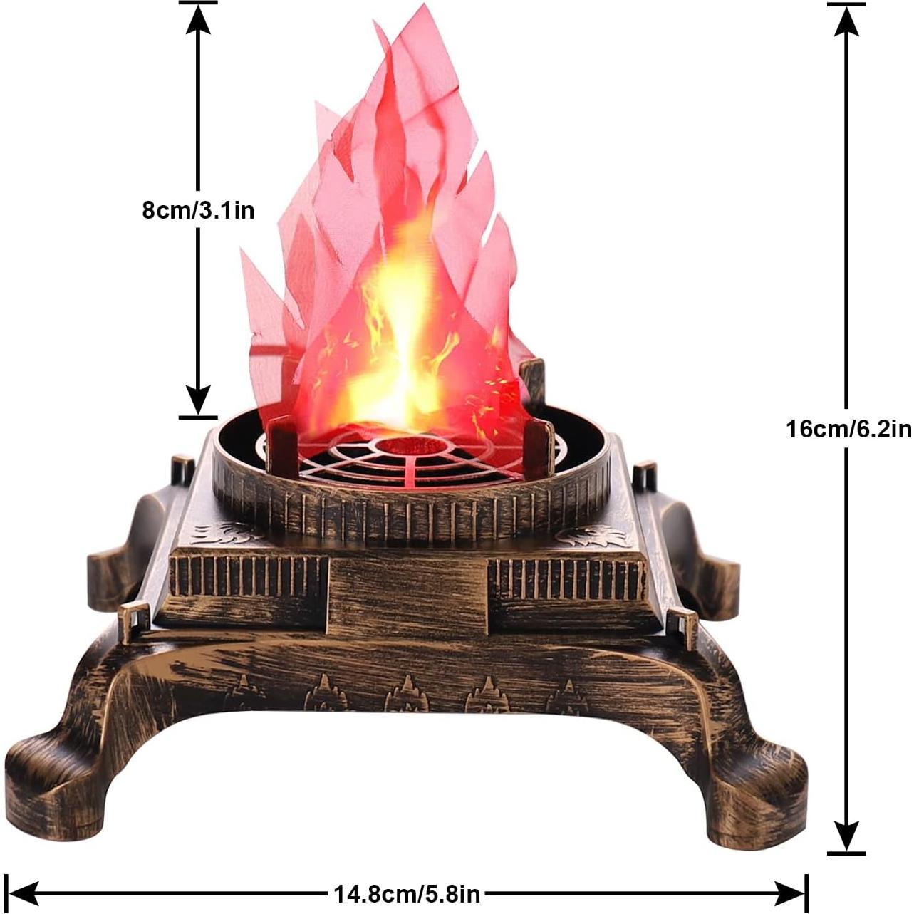 Lámpara de Efecto Llama Falsa GULI LED 15.24cm para Decoración