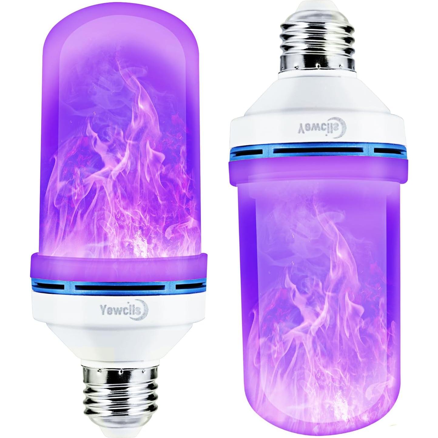 Bombilla LED E26 Yewclls con Efecto Llama 4 Modos 1.8W