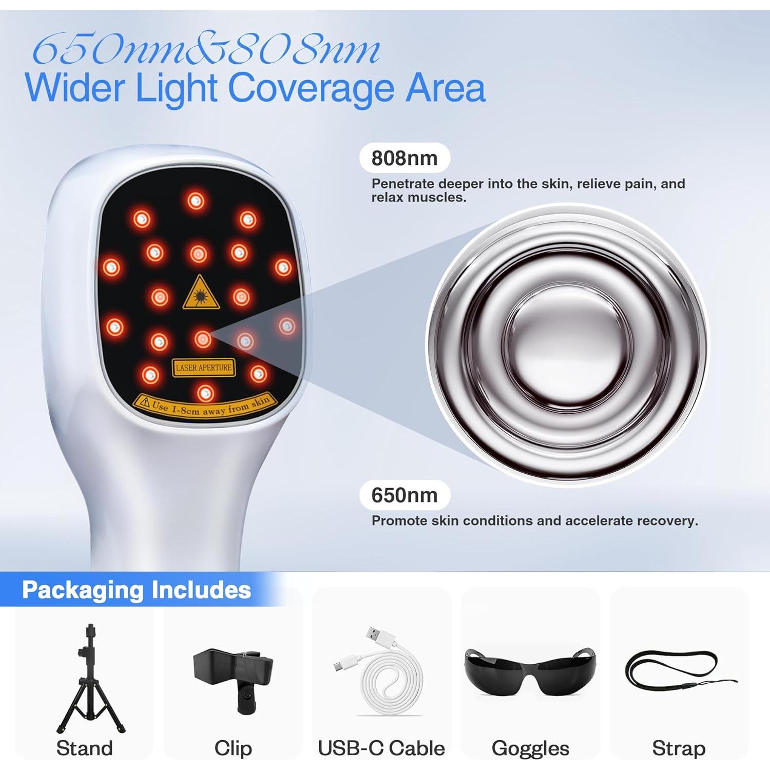 Dispositivo de Terapia con Láser Frío LuxReyan 21.8x5.3 cm