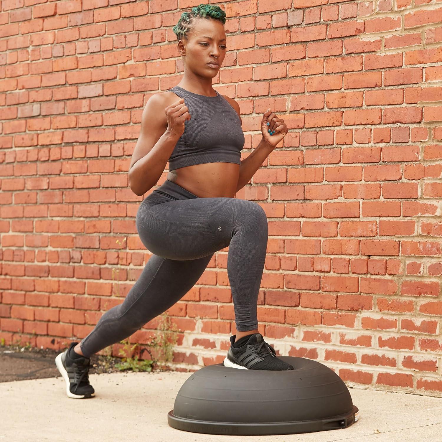 Bosu Pro Entrenador de Equilibrio 66 cm Negro para Cuerpo Completo