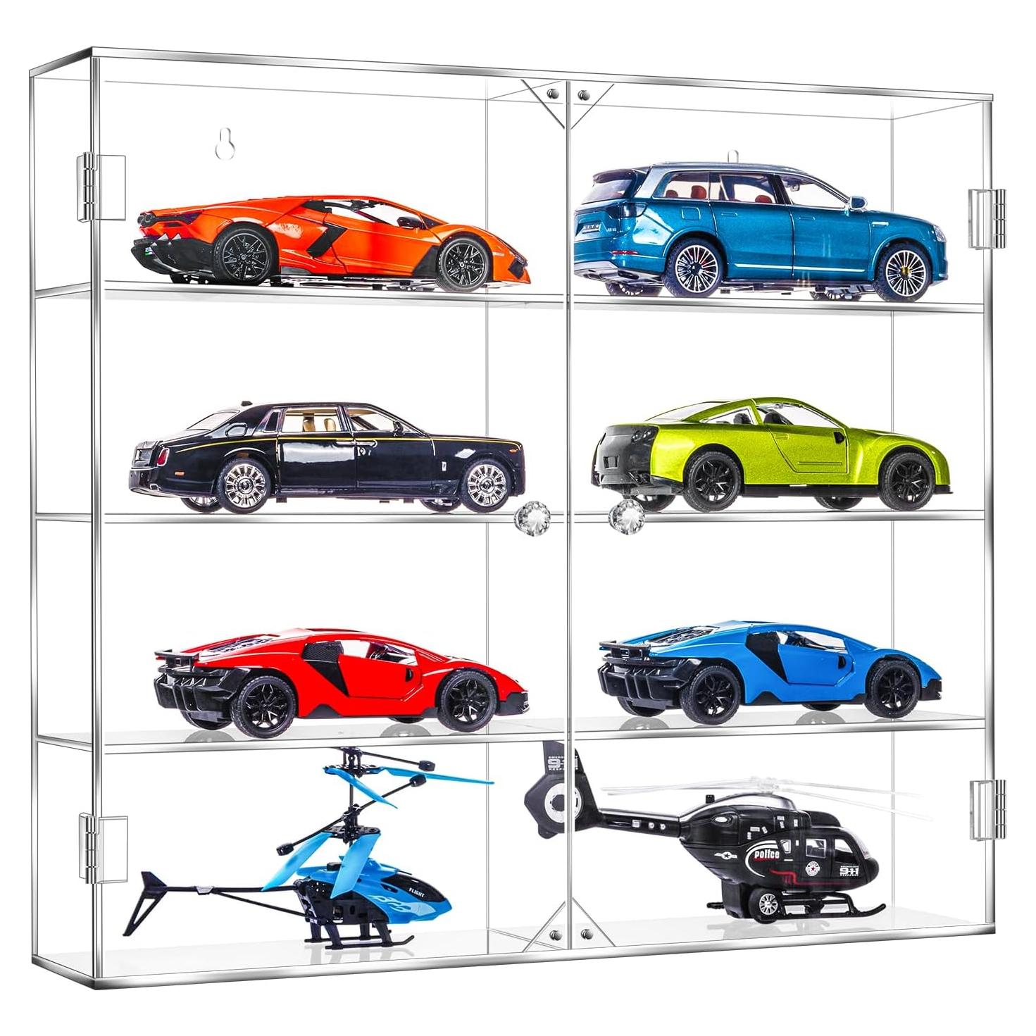 Vitrina Acrílica para Coches a Escala 1:24 HEKORE - Sin Ensamblaje