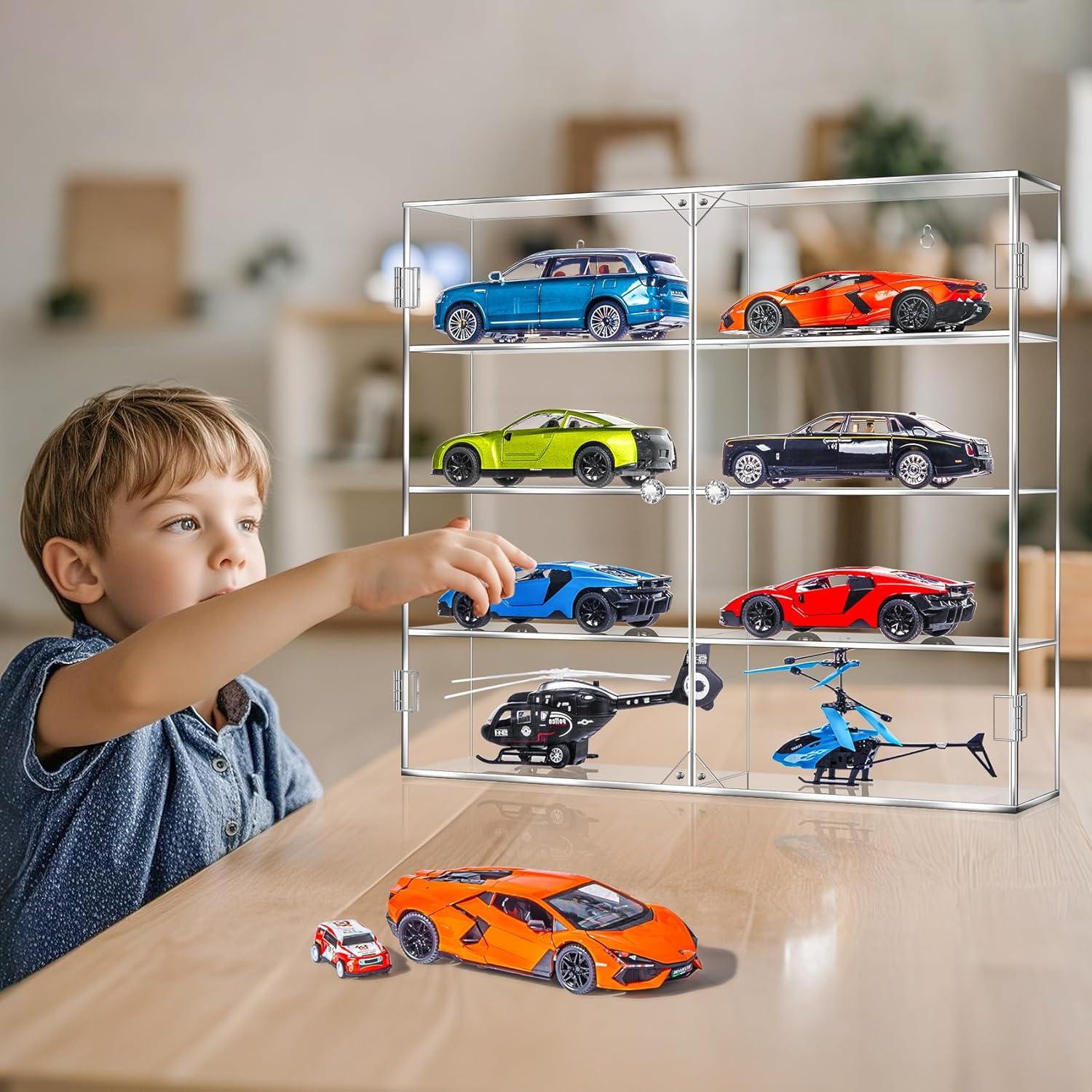 Vitrina Acrílica para Coches a Escala 1:24 HEKORE - Sin Ensamblaje