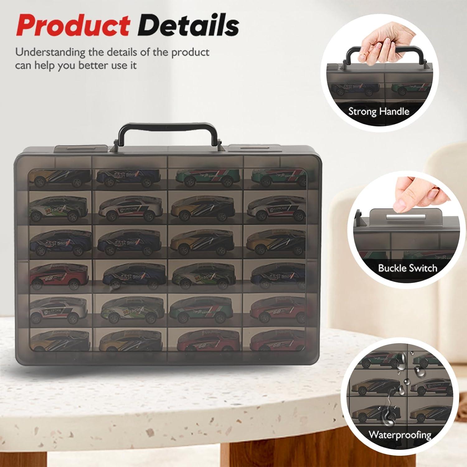 Organizador de Juguetes RHCOM Morado 24 Compartimentos 35.8x25.9 cm