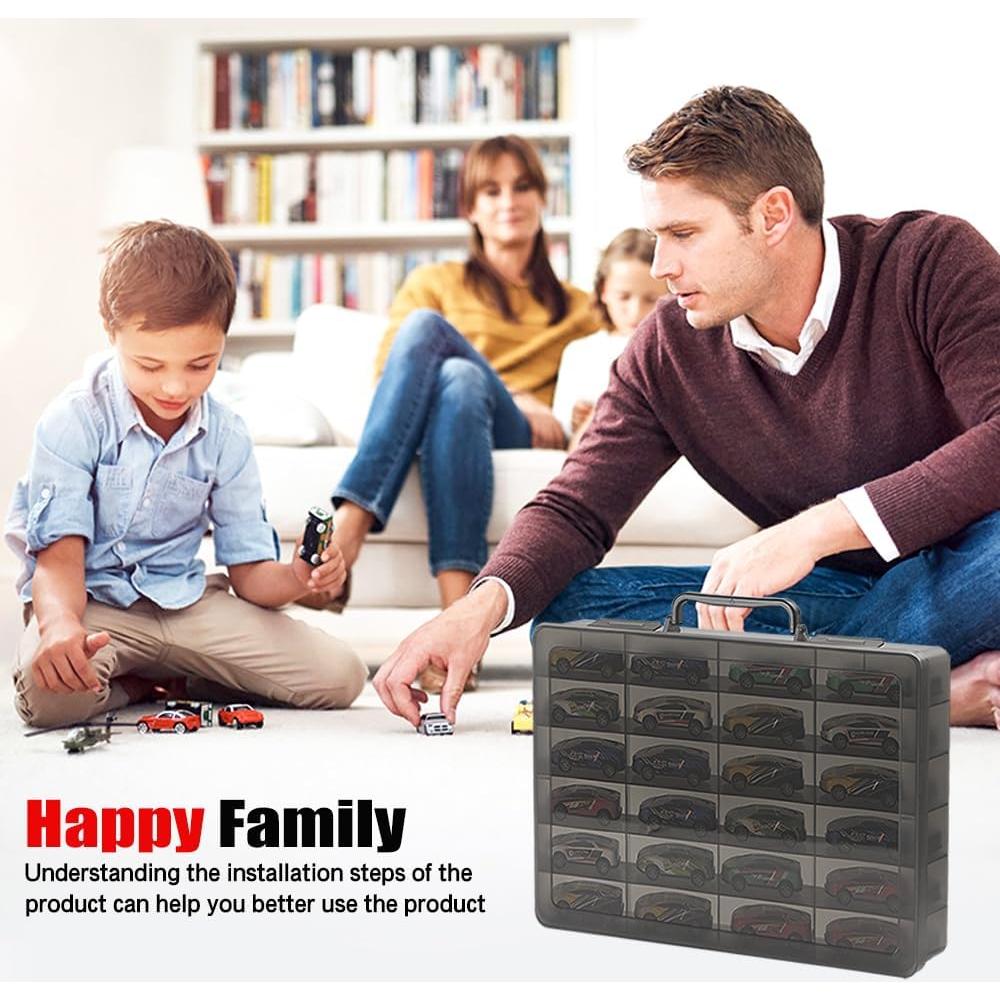 Organizador de Juguetes RHCOM Morado 24 Compartimentos 35.8x25.9 cm