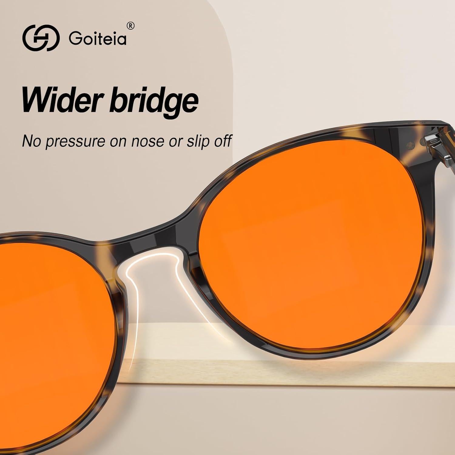 Gafas Retro Redondas Anti Luz Azul Goiteia - Unisex