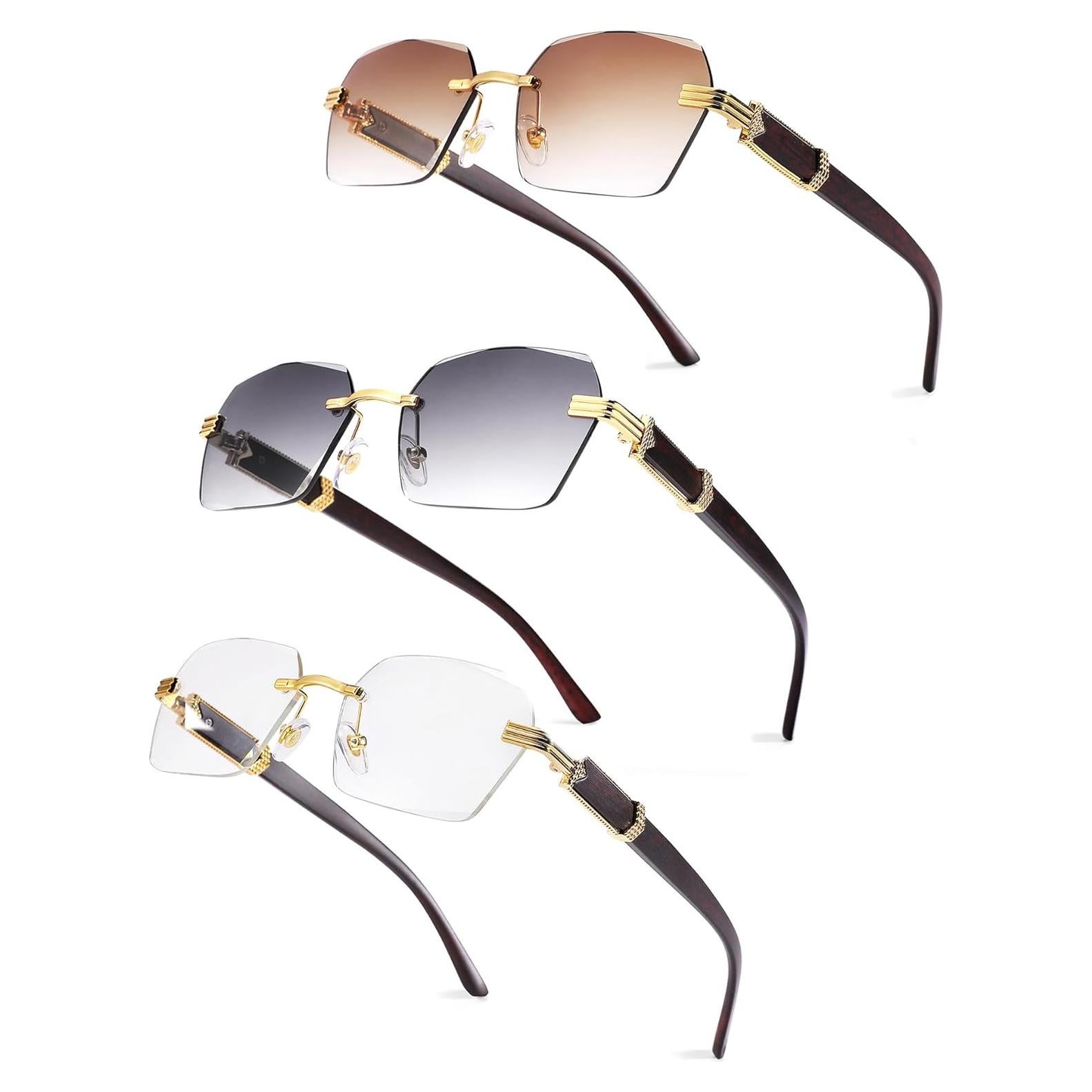 Gafas de Sol Sin Montura Pro Acme UV400 Unisex 55mm