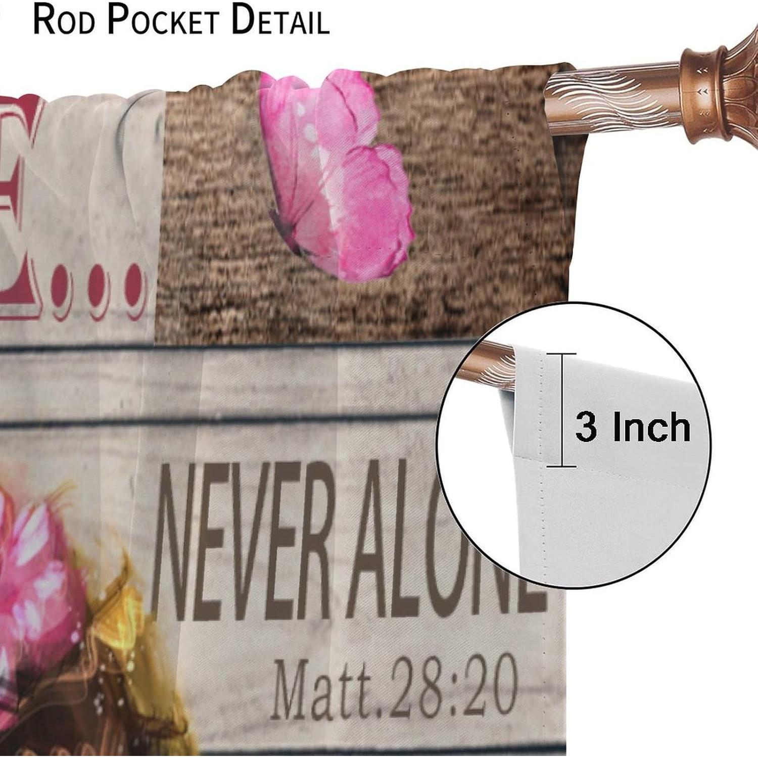 Cortinas Blackout ShiTingYu 2 Paneles 53x160 cm Diseño Chica Negra