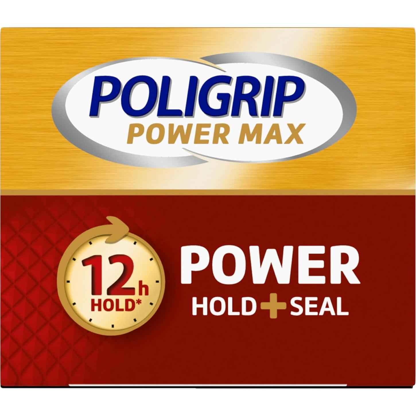 Poligrip Power Max Crema Adhesiva para Dentaduras 62.37 g