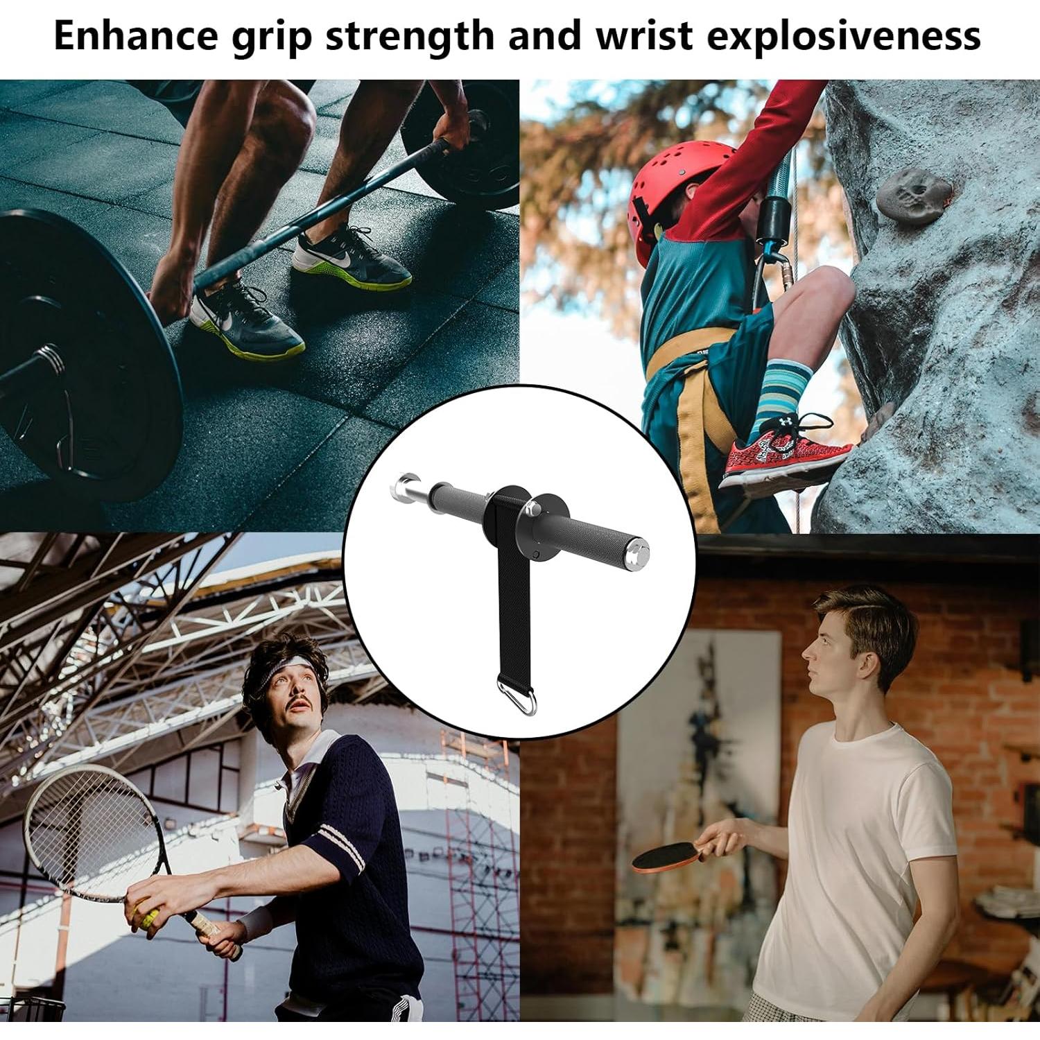 Rodillo de Muñeca y Antebrazo KYLINFIT - Entrenamiento de Fuerza