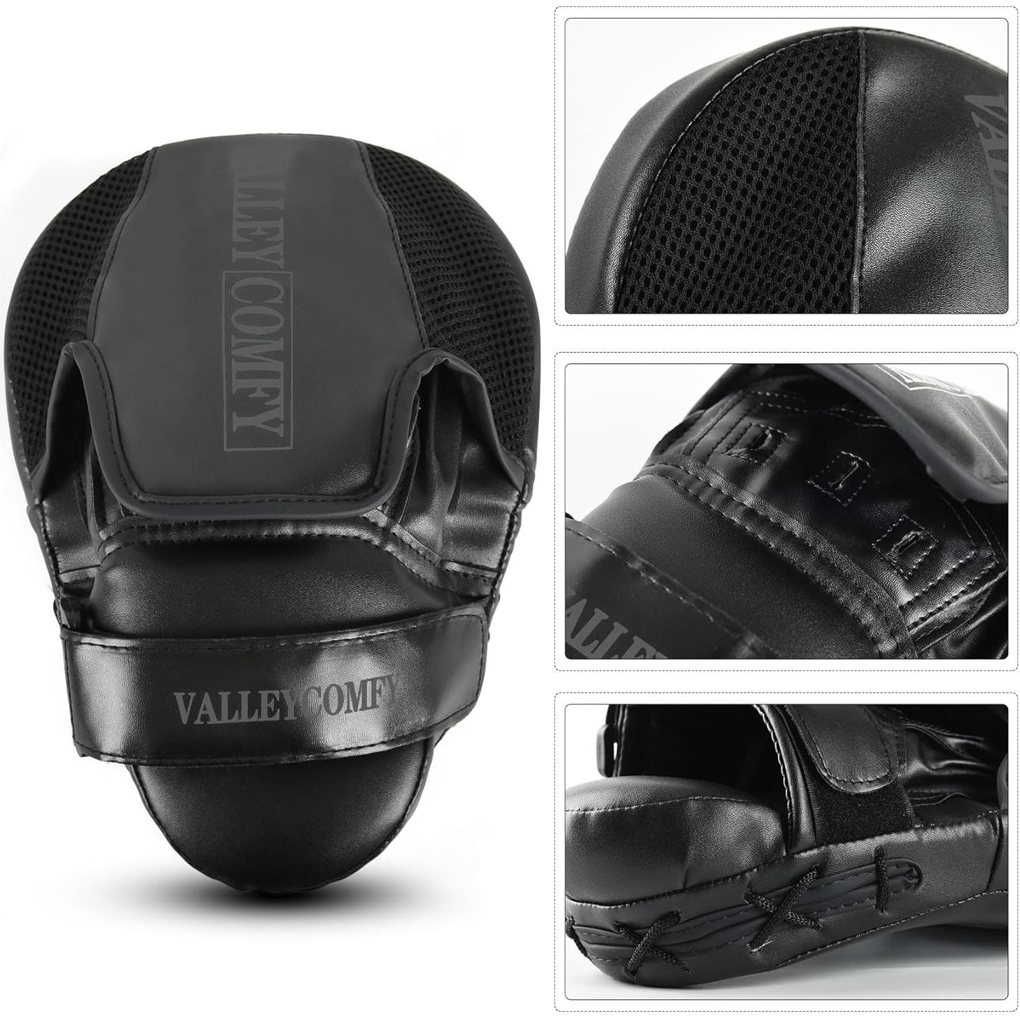 Mitones de Boxeo Valleycomfy VBP para Hombres - Cuero Sintético
