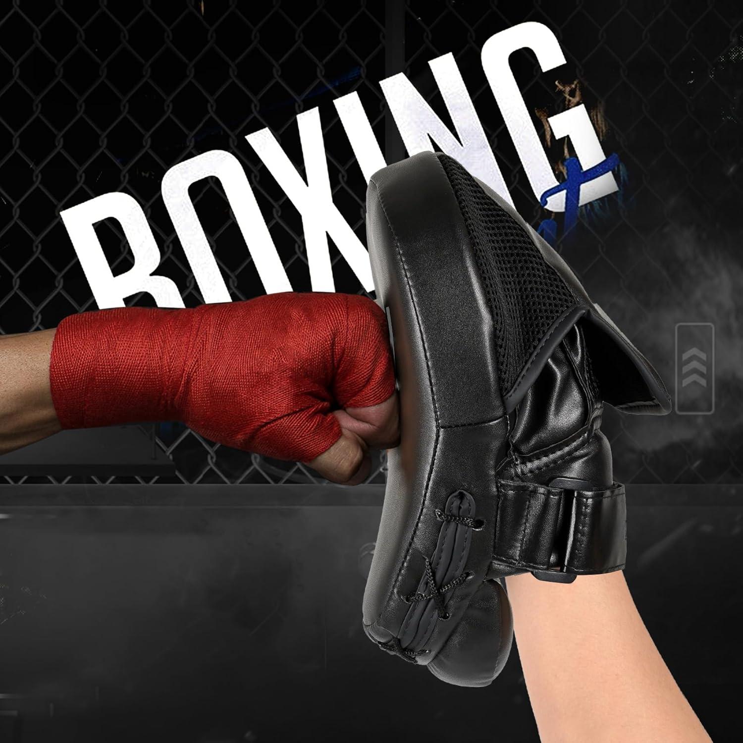 Mitones de Boxeo Valleycomfy VBP para Hombres - Cuero Sintético