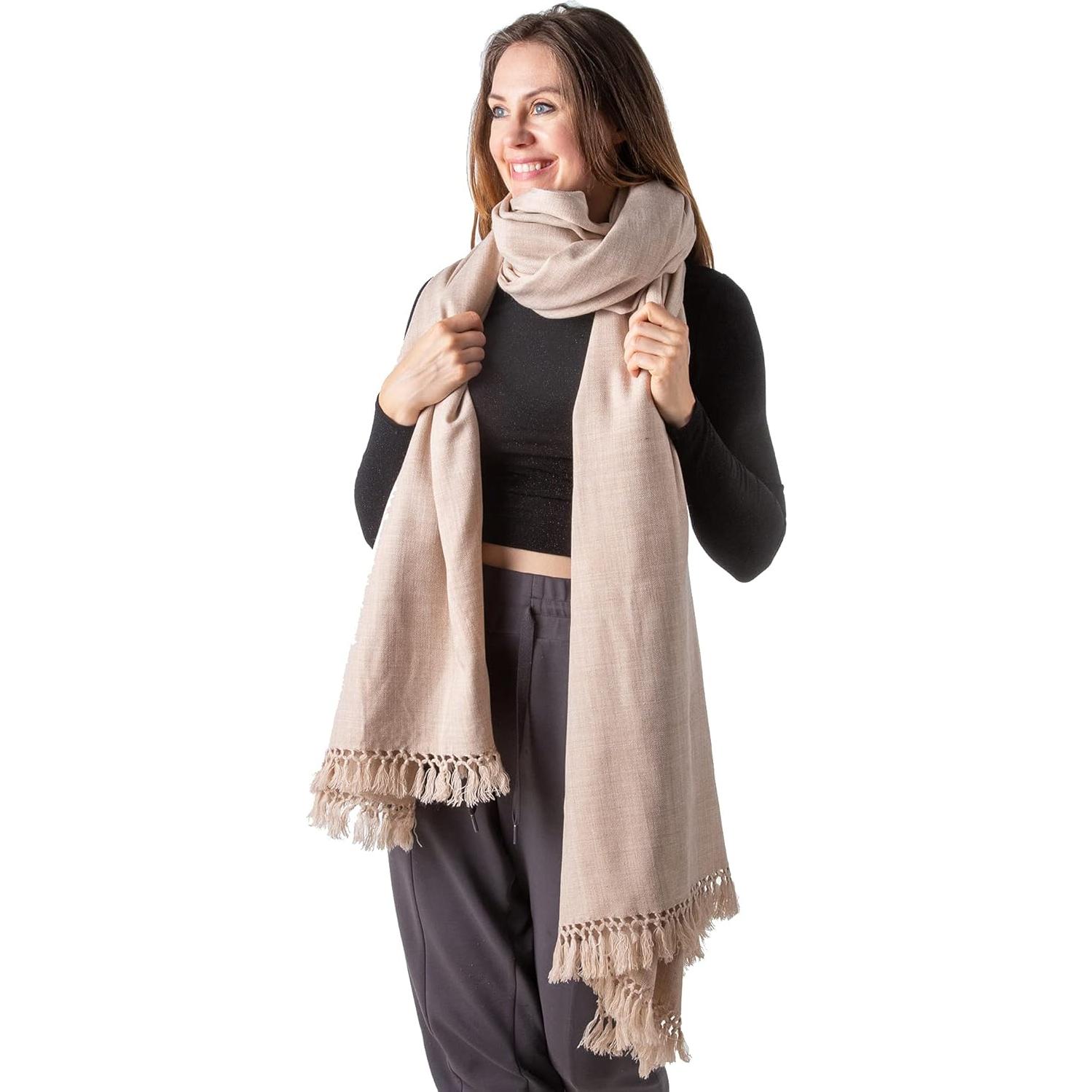 Chal de Meditación Unisex Om Shanti Crafts 243x122 cm