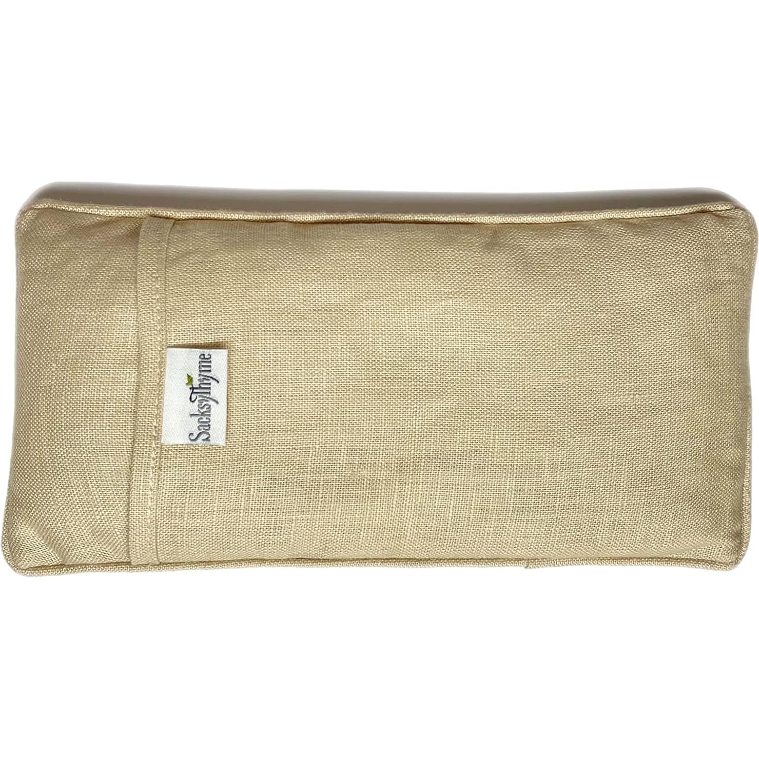 Almohadilla de Ojos Sacksy Thyme Lino Orgánico Beige 20x10cm