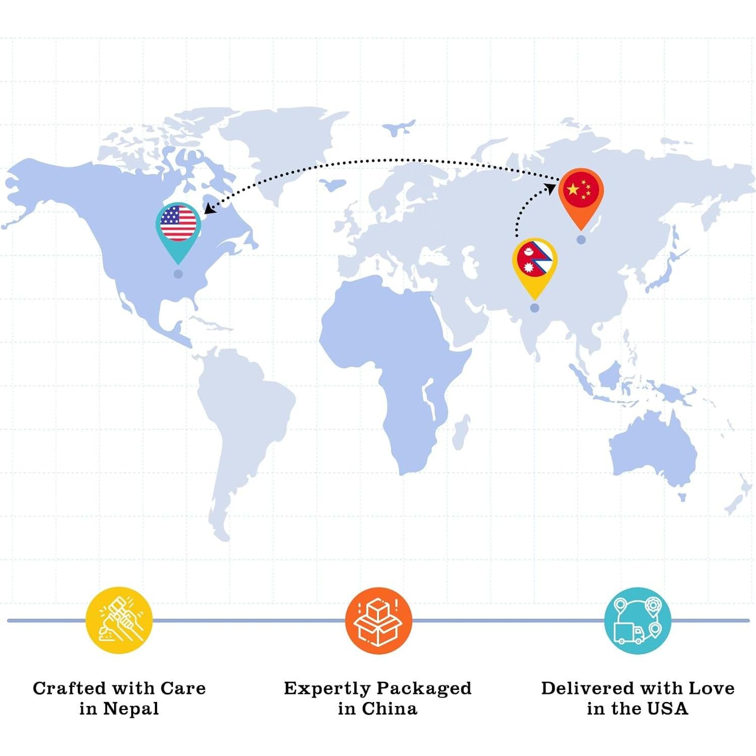 Cuenco Cantor Tibetano Hihealer 11.43 cm Hecho a Mano Nepal