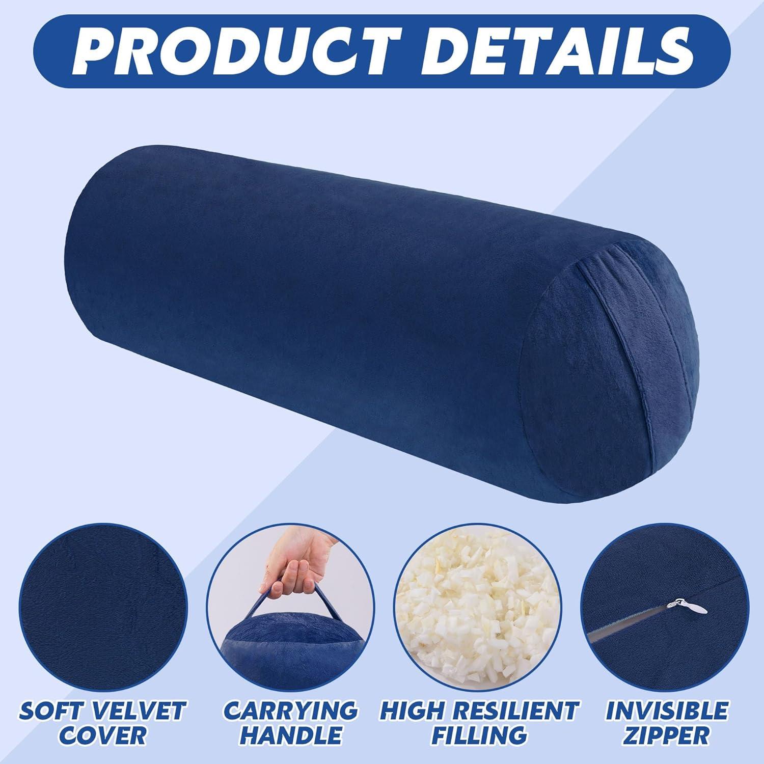 Almohada de Yoga Redonda MABOZOO 70x20cm Lavable