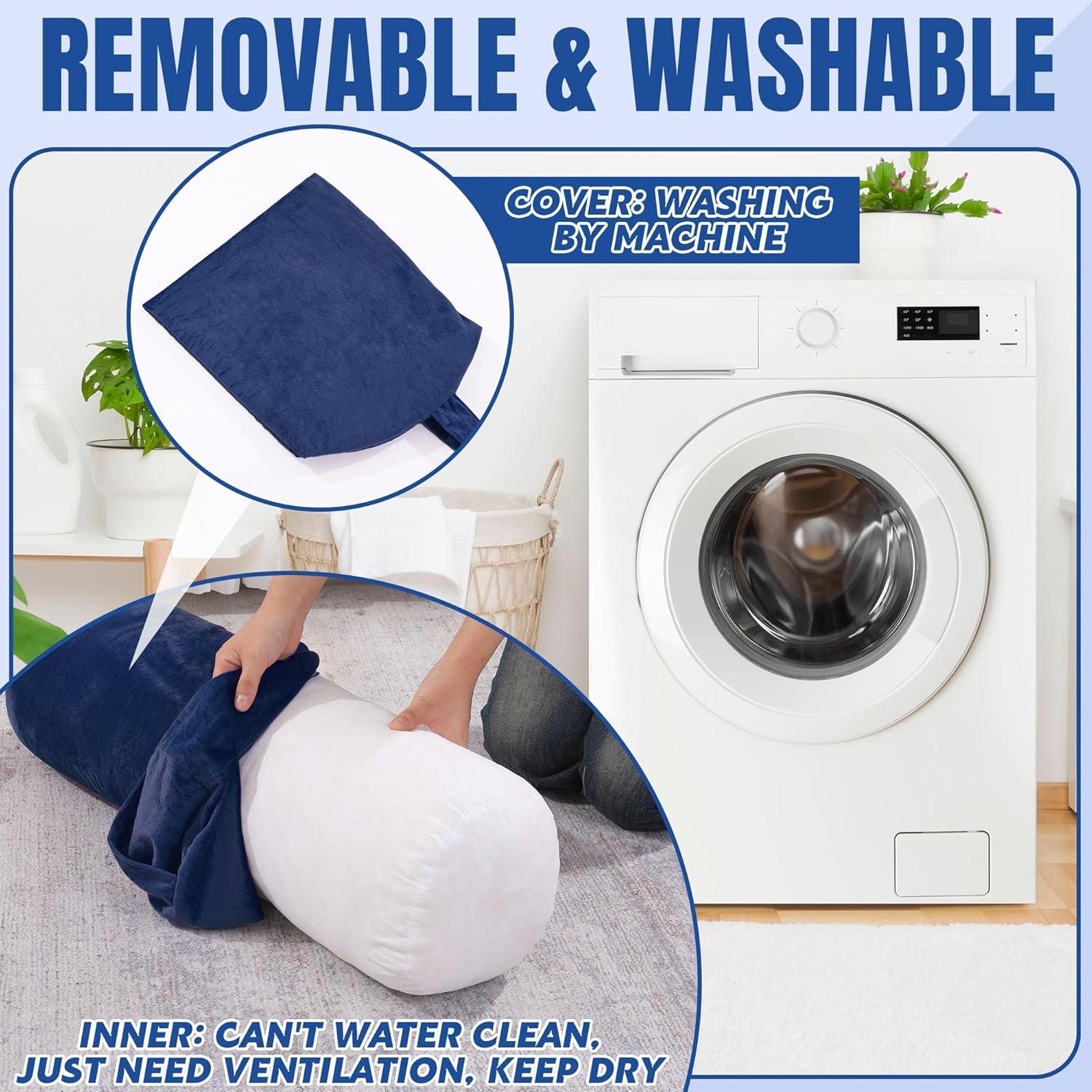 Almohada de Yoga Redonda MABOZOO 70x20cm Lavable