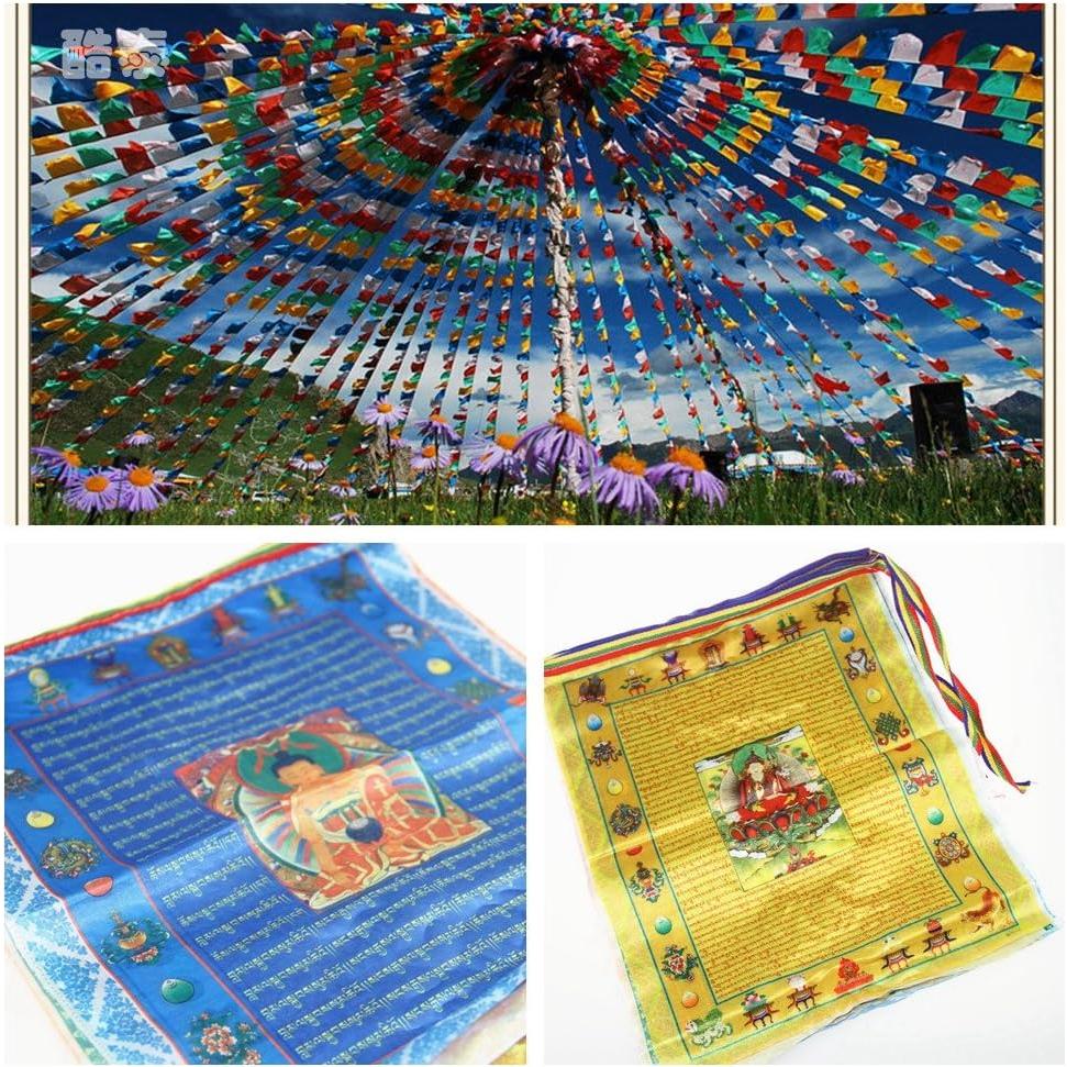 Banderas de Oración Tibetanas iShyan 20pcs 28x36 cm Satén