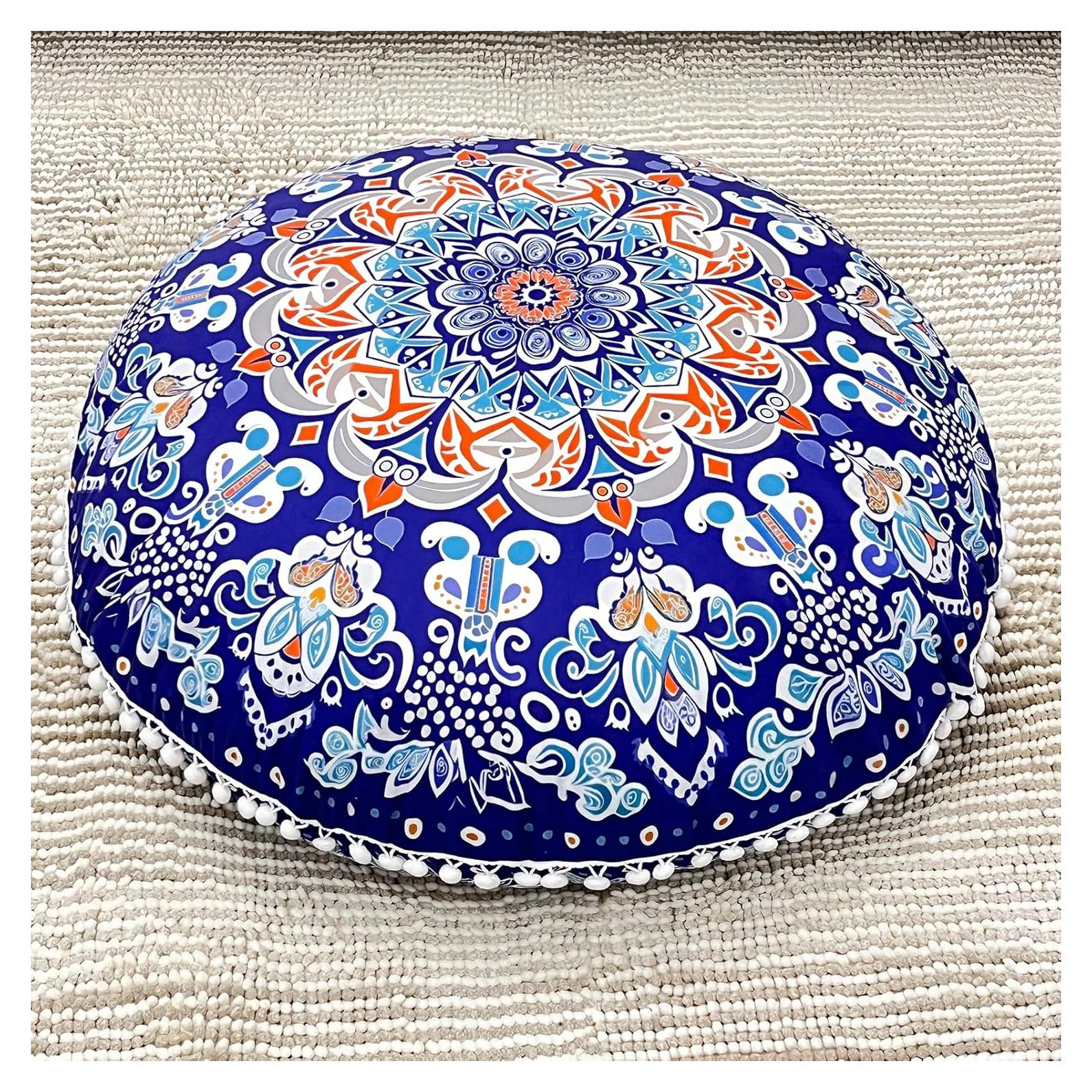 Cojín de Meditación Turnextte 81 cm Redondo Espuma de Memoria