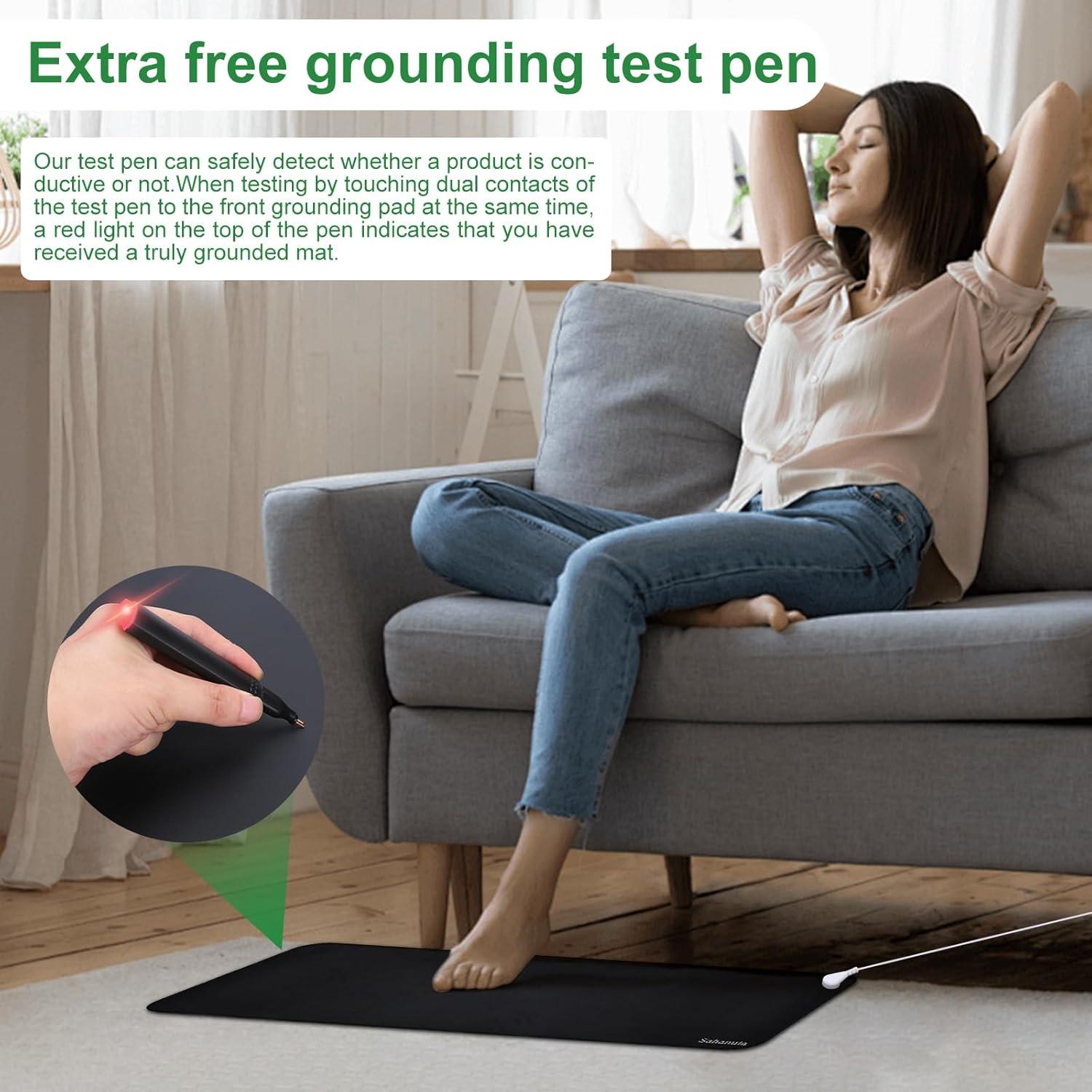 Alfombrilla de Conexión a Tierra Sahanula 25.4x67.8cm Antideslizante