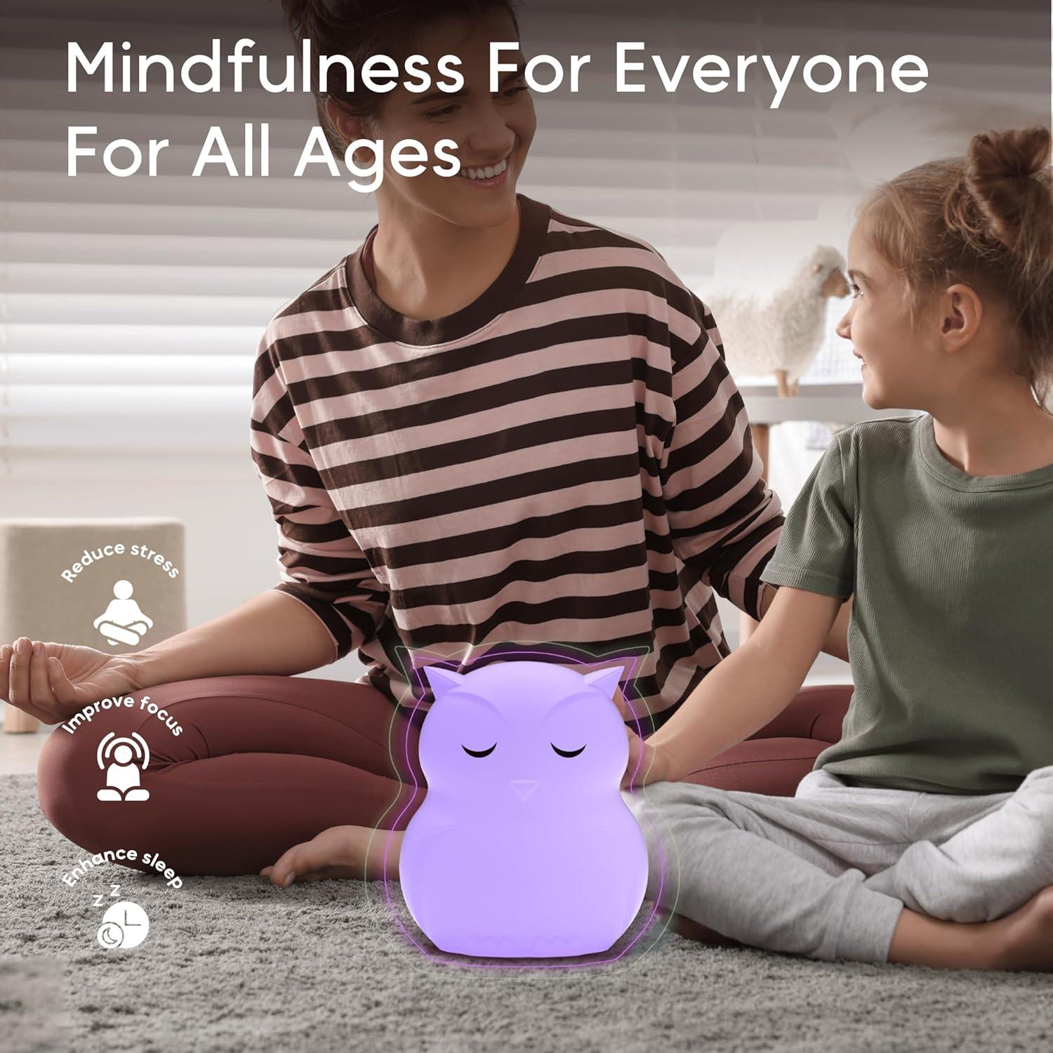 Palabra de Respiración Ollie - Luz de Meditación y Alivio de Ansiedad