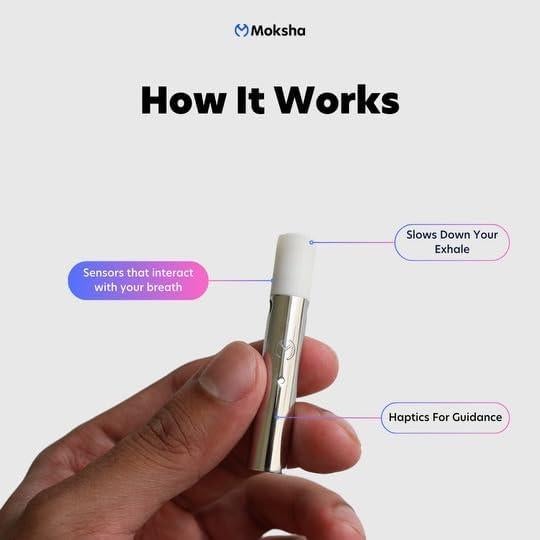 Moksha O1 Dispositivo de Respiración Inteligente para iOS